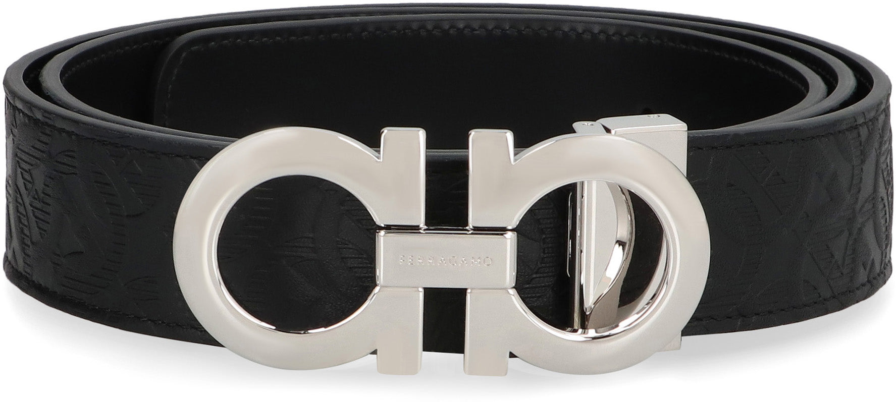 Gancini Reversible leather belt