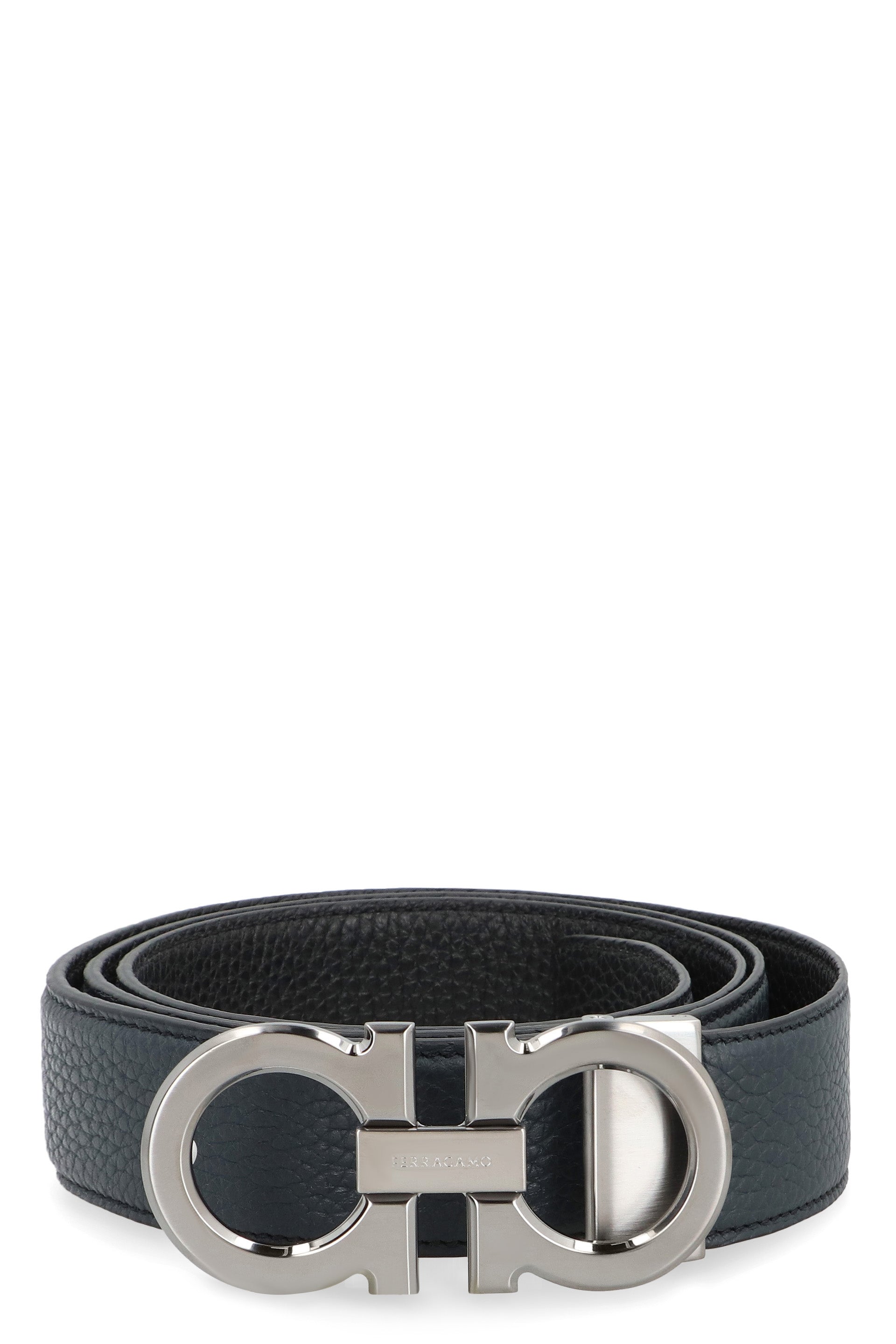Gancini Reversible leather belt