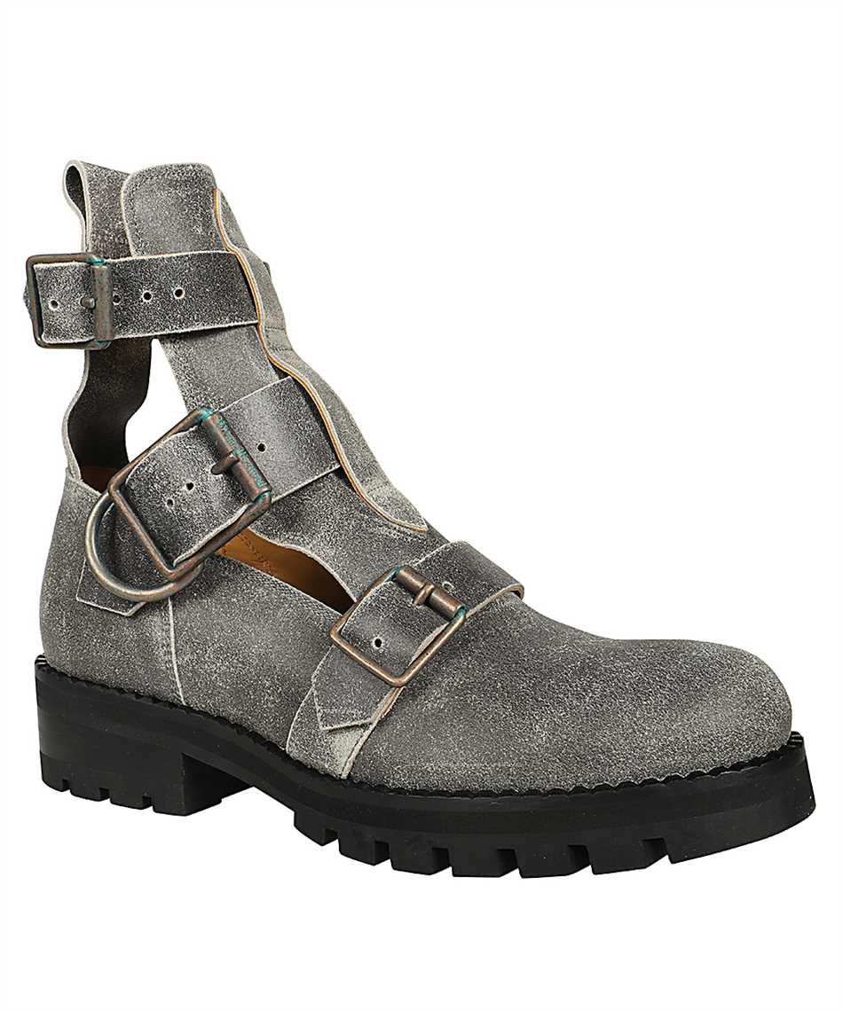Leather boots