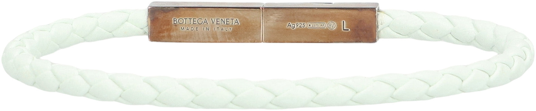 Braided leather bracelet