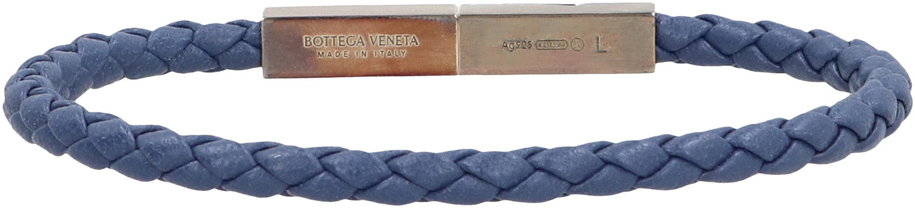 Braided leather bracelet