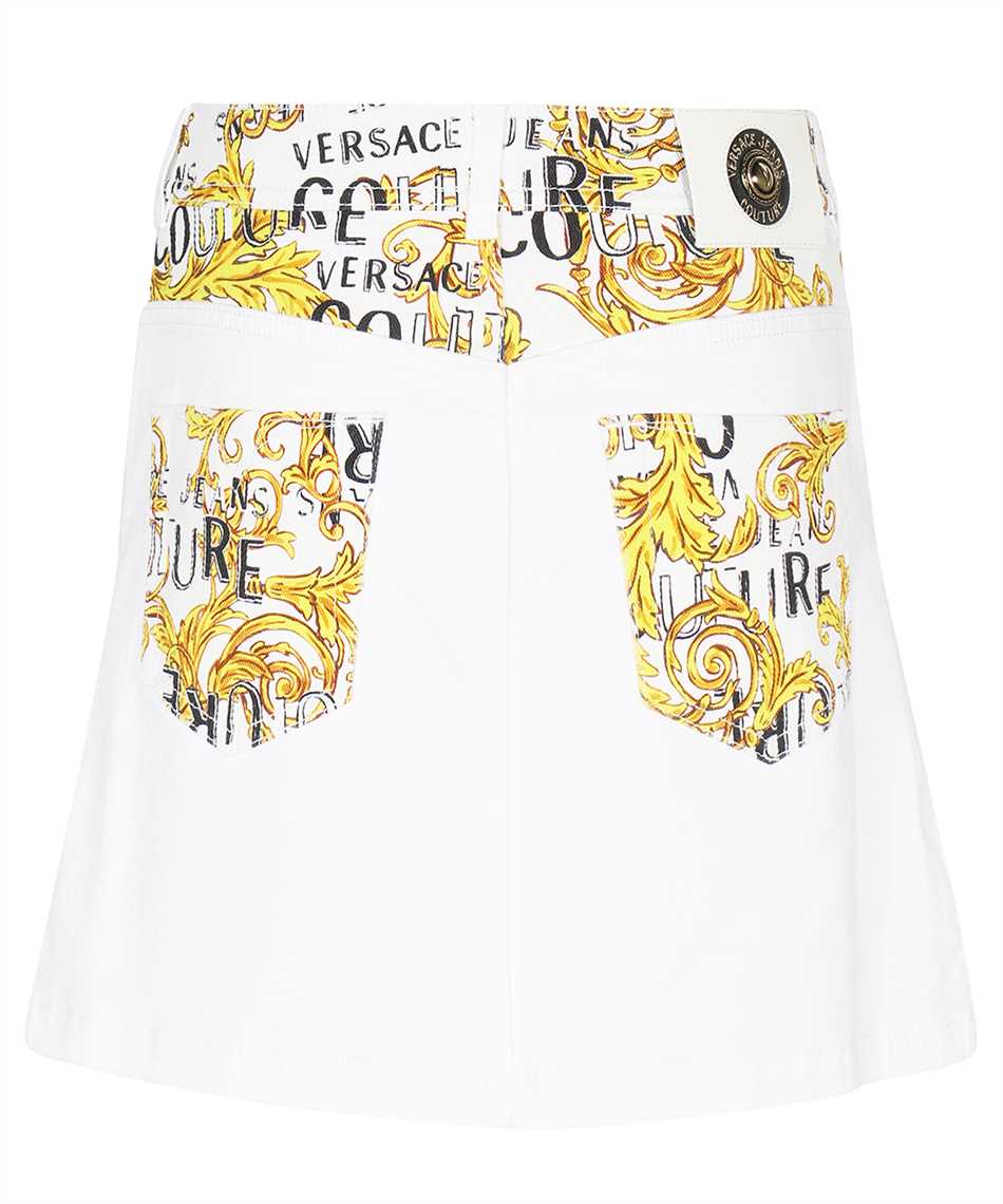 Denim mini skirt
