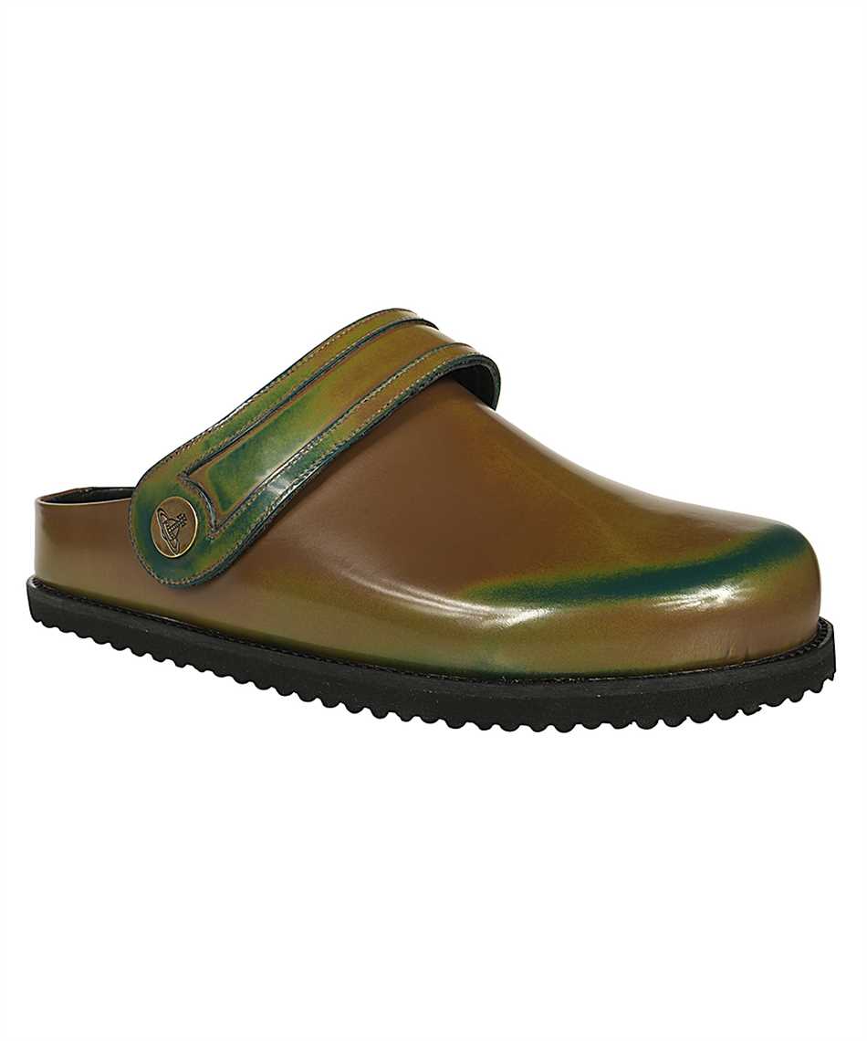 Leather mules