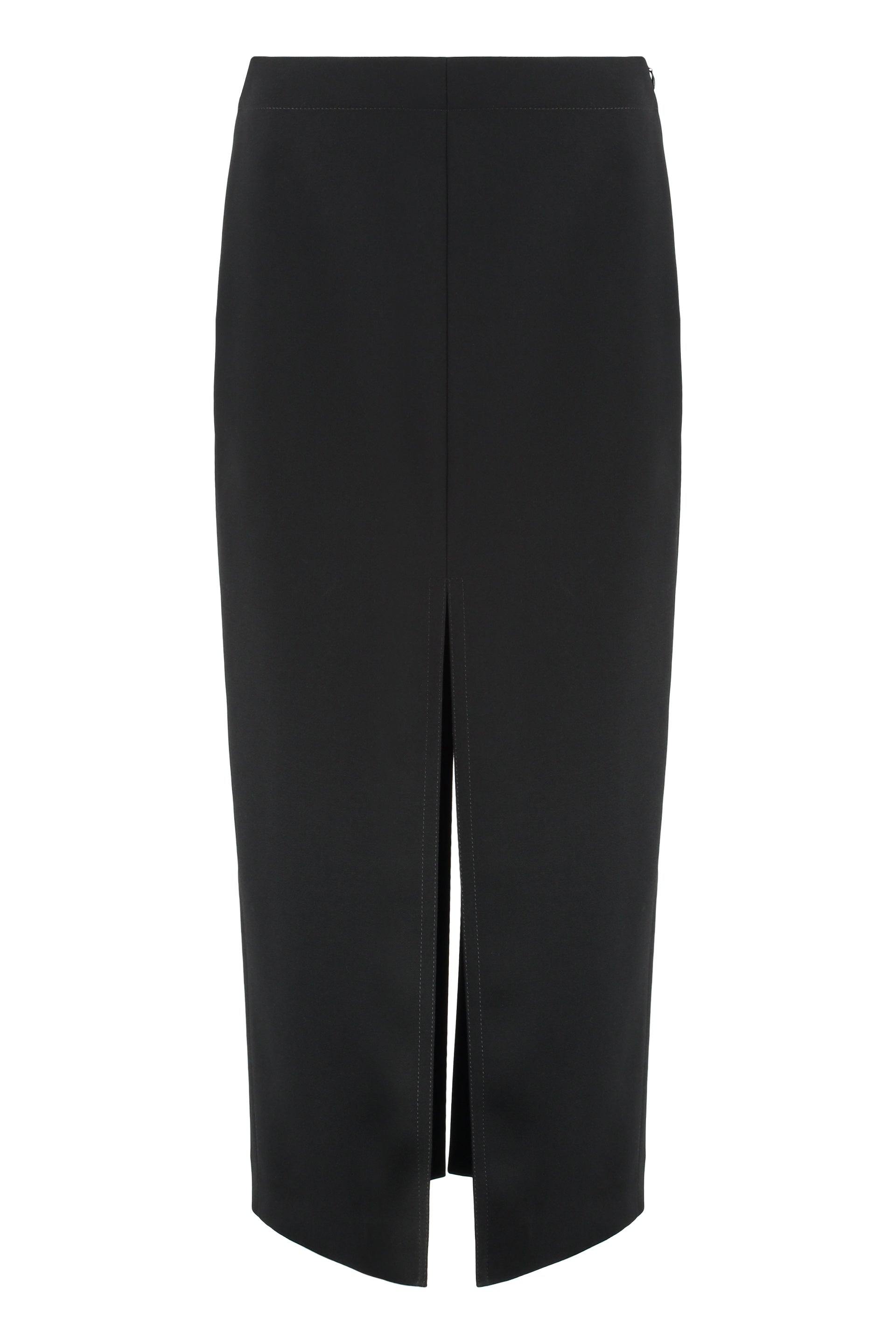 Wool midi skirt