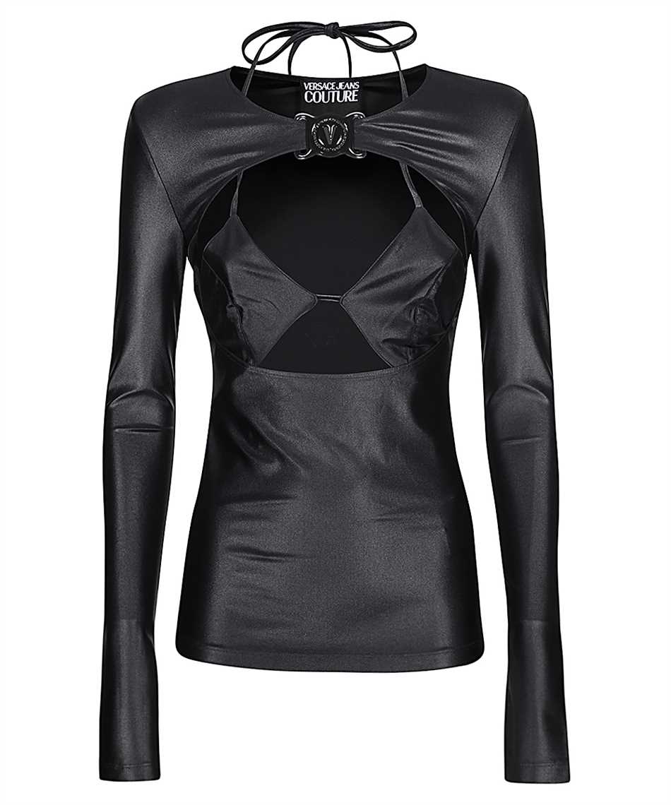 Logo print long sleeve top