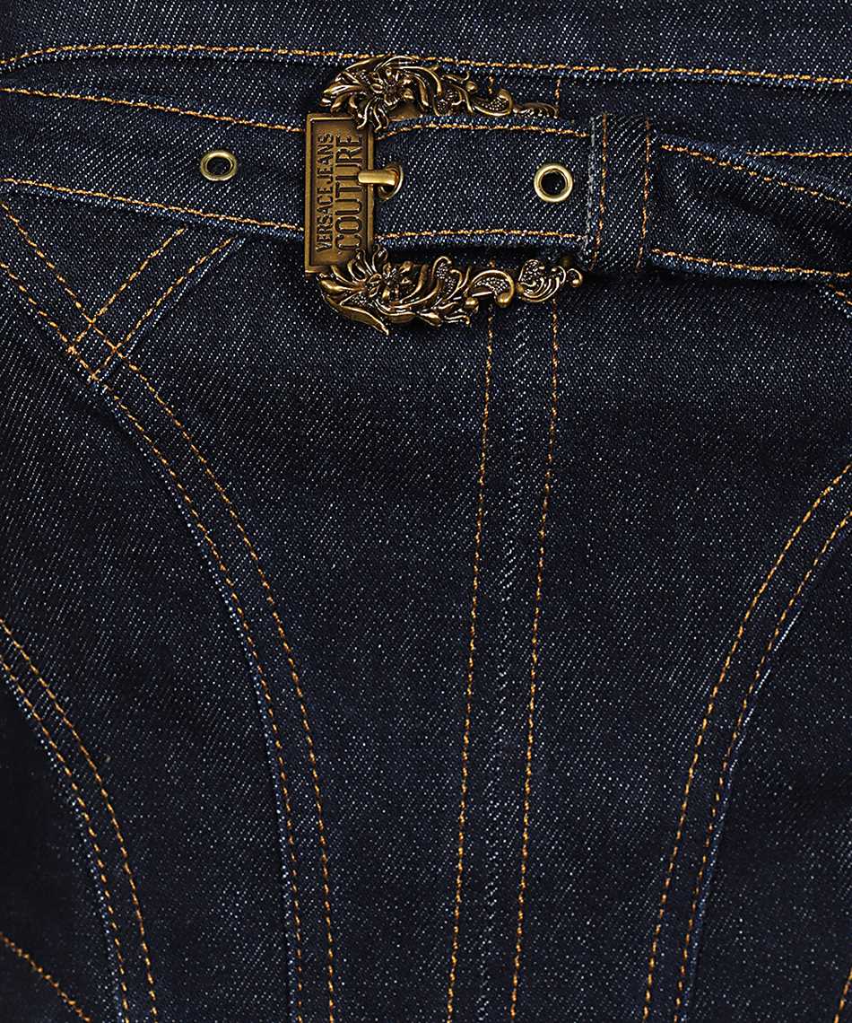 Cropped denim top