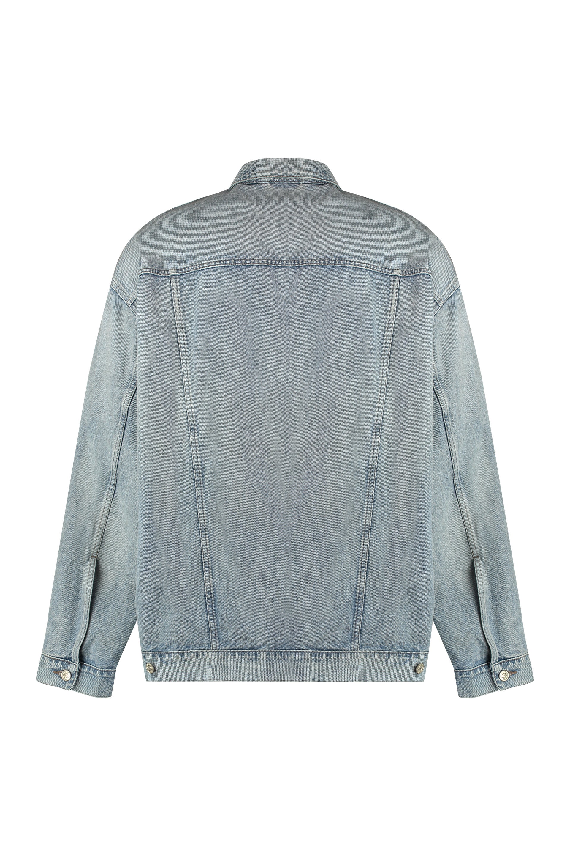 Size Sticker denim jacket