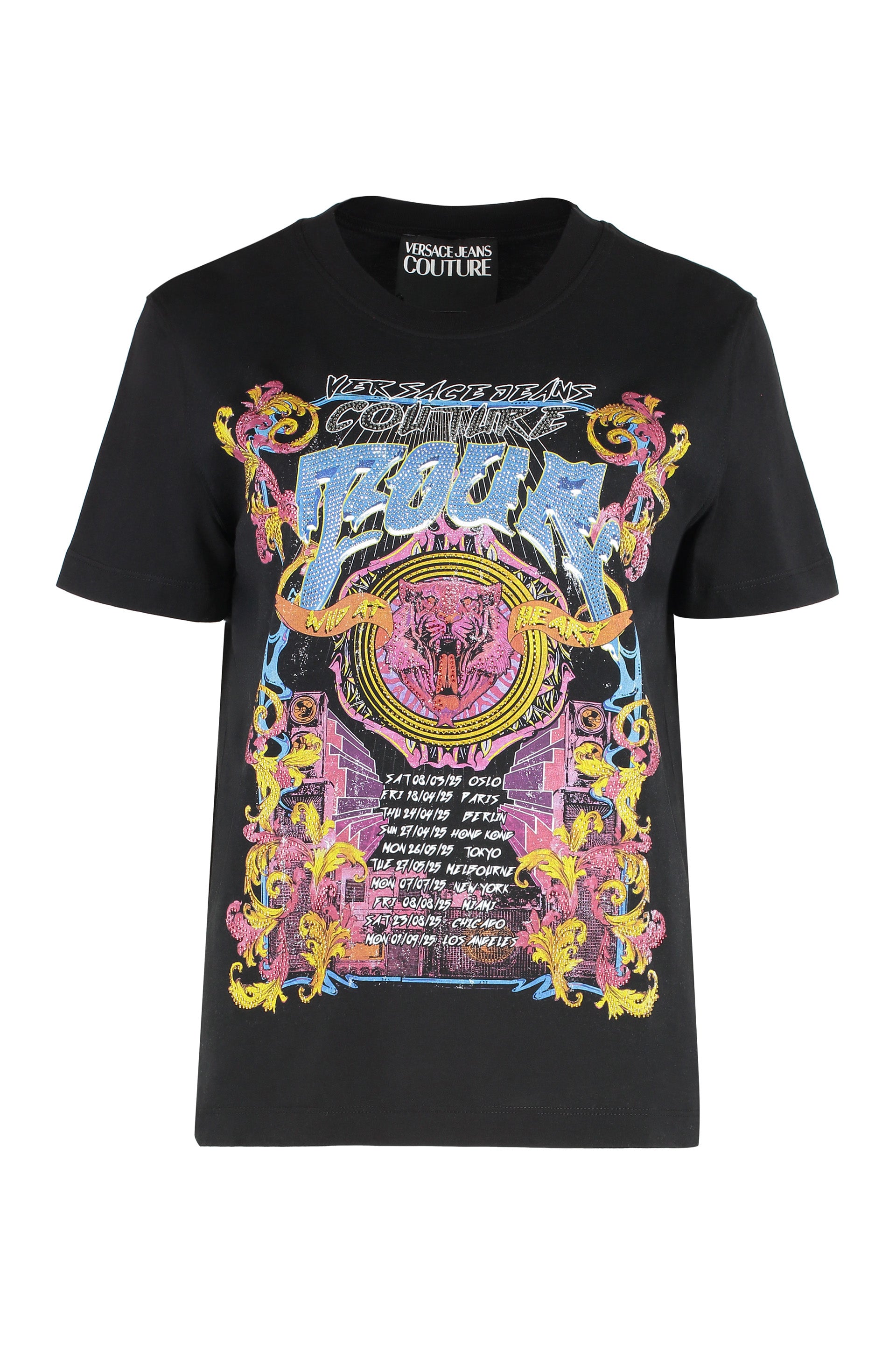 Cotton crew-neck T-shirt