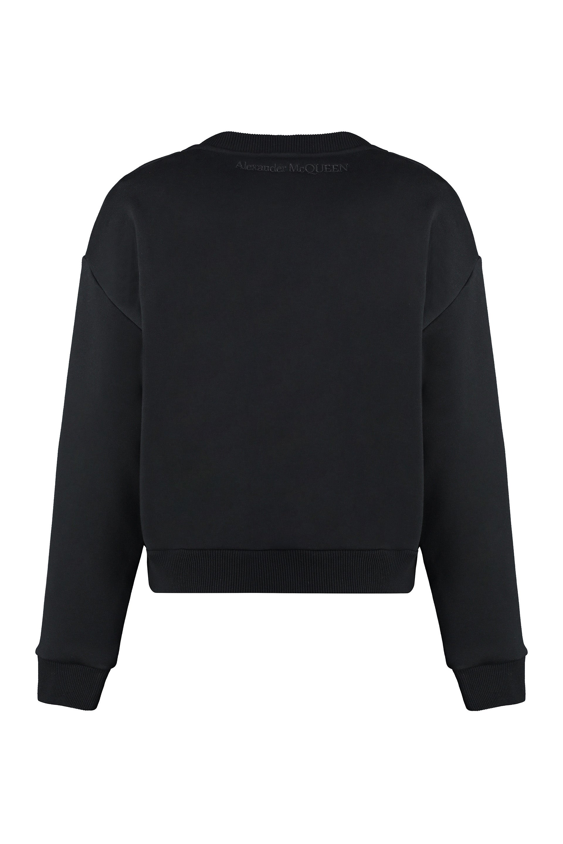 Cotton crew-neck sweatshirt