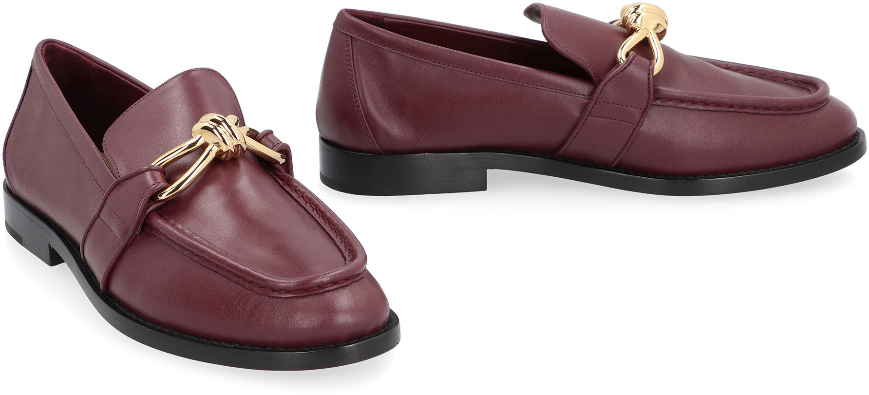Mud leather loafers