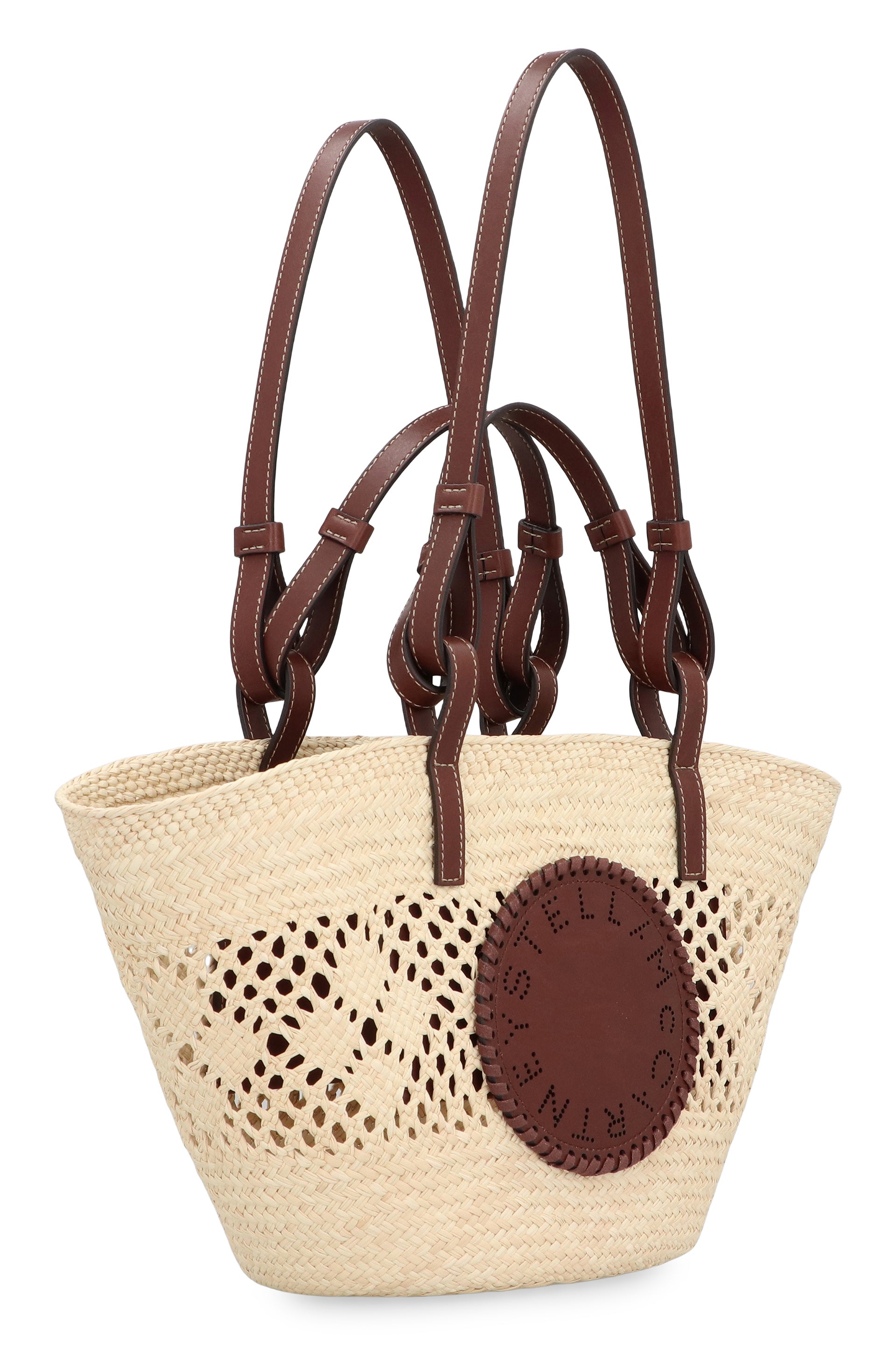 Raffia tote bag