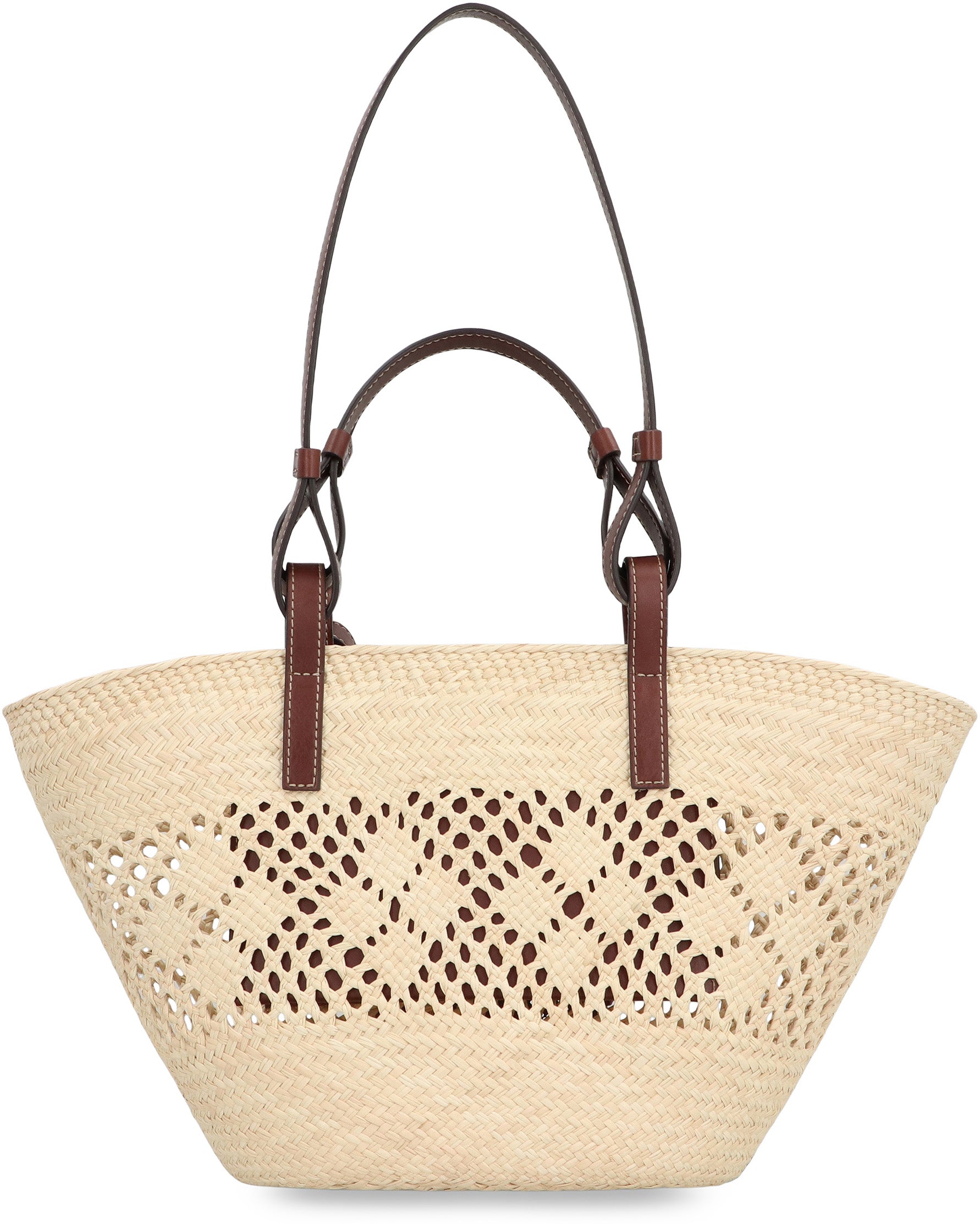 Raffia tote bag