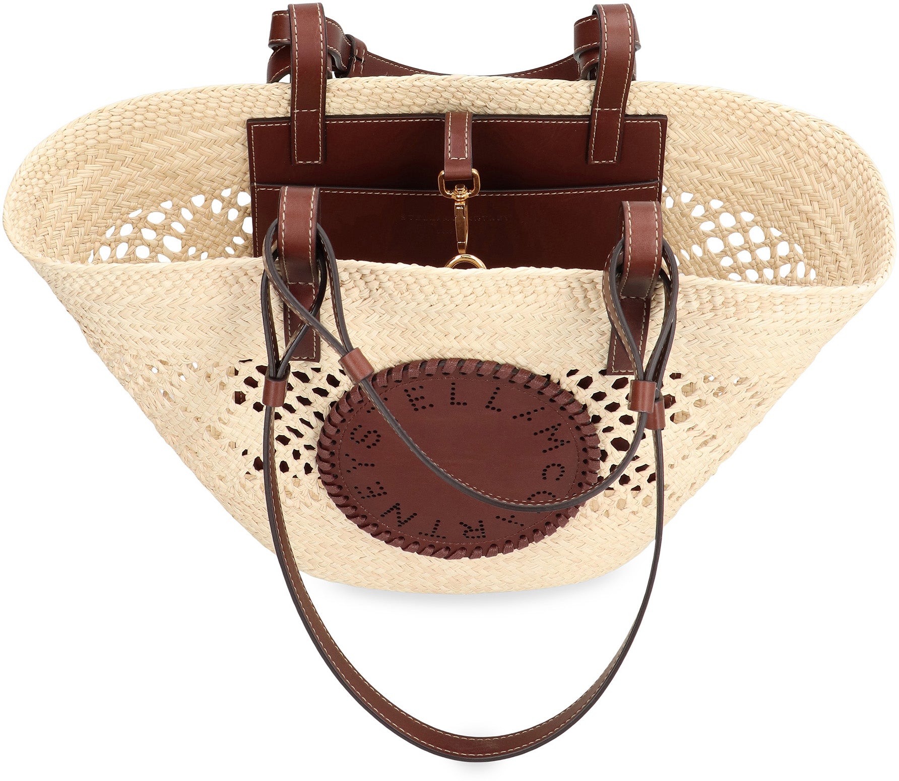 Raffia tote bag