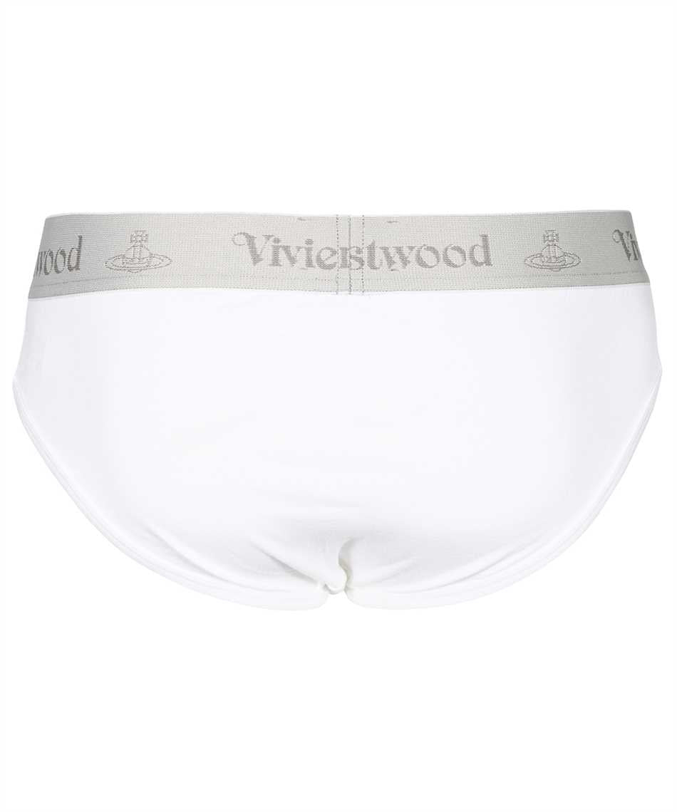 Set of two cotton briefs with logoed elastic band