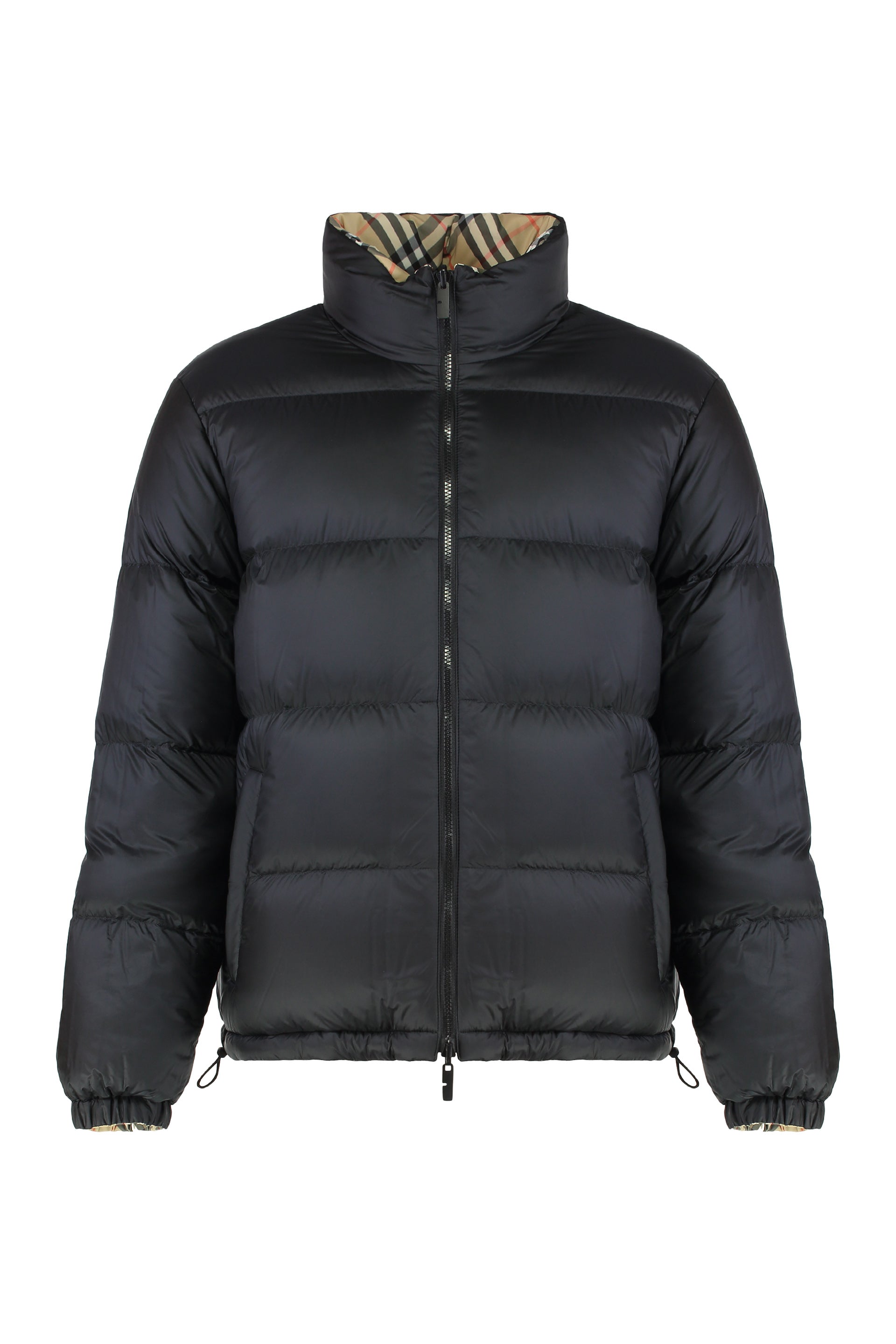 Reversible Snowdon Check down jacket