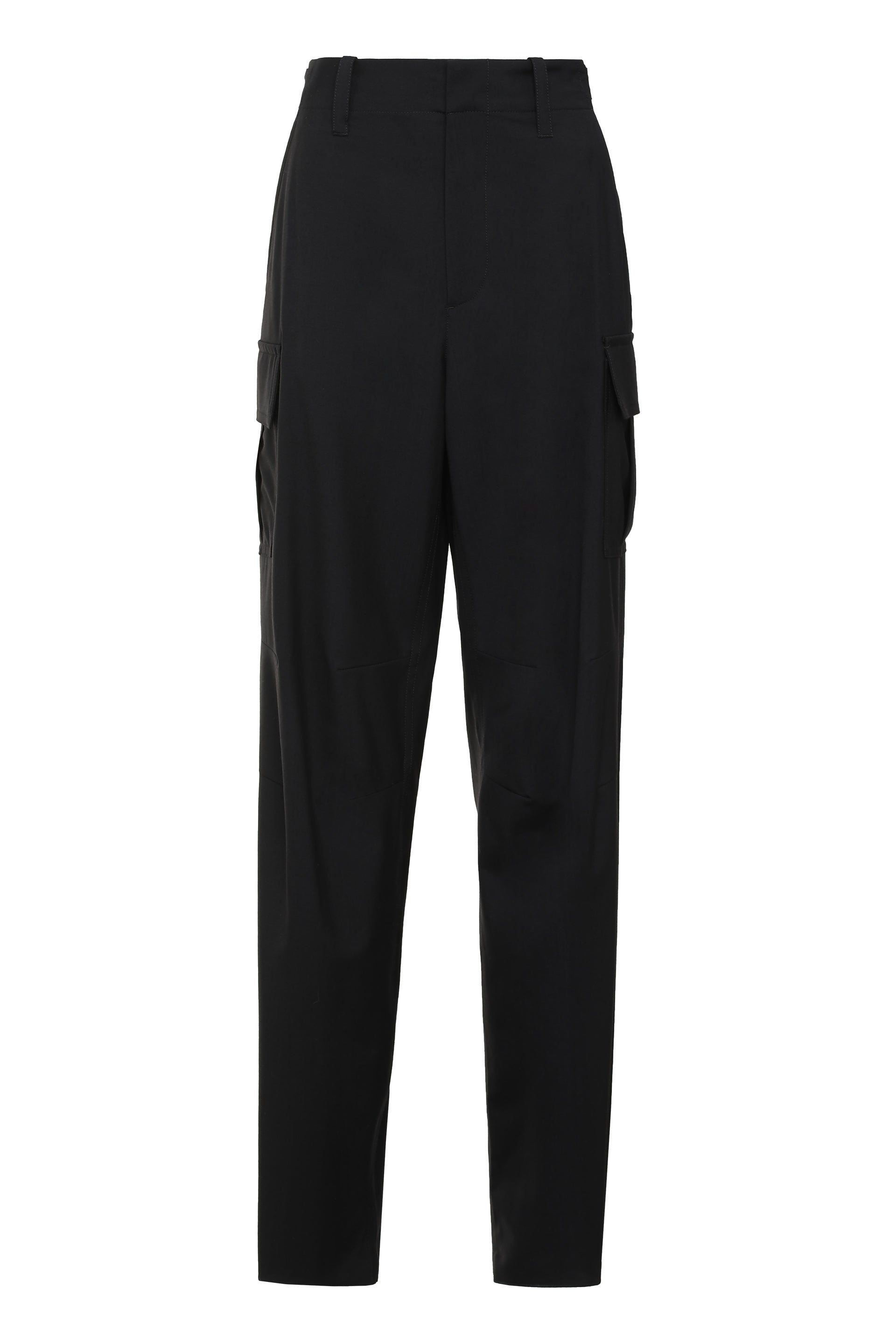 Wool cargo trousers