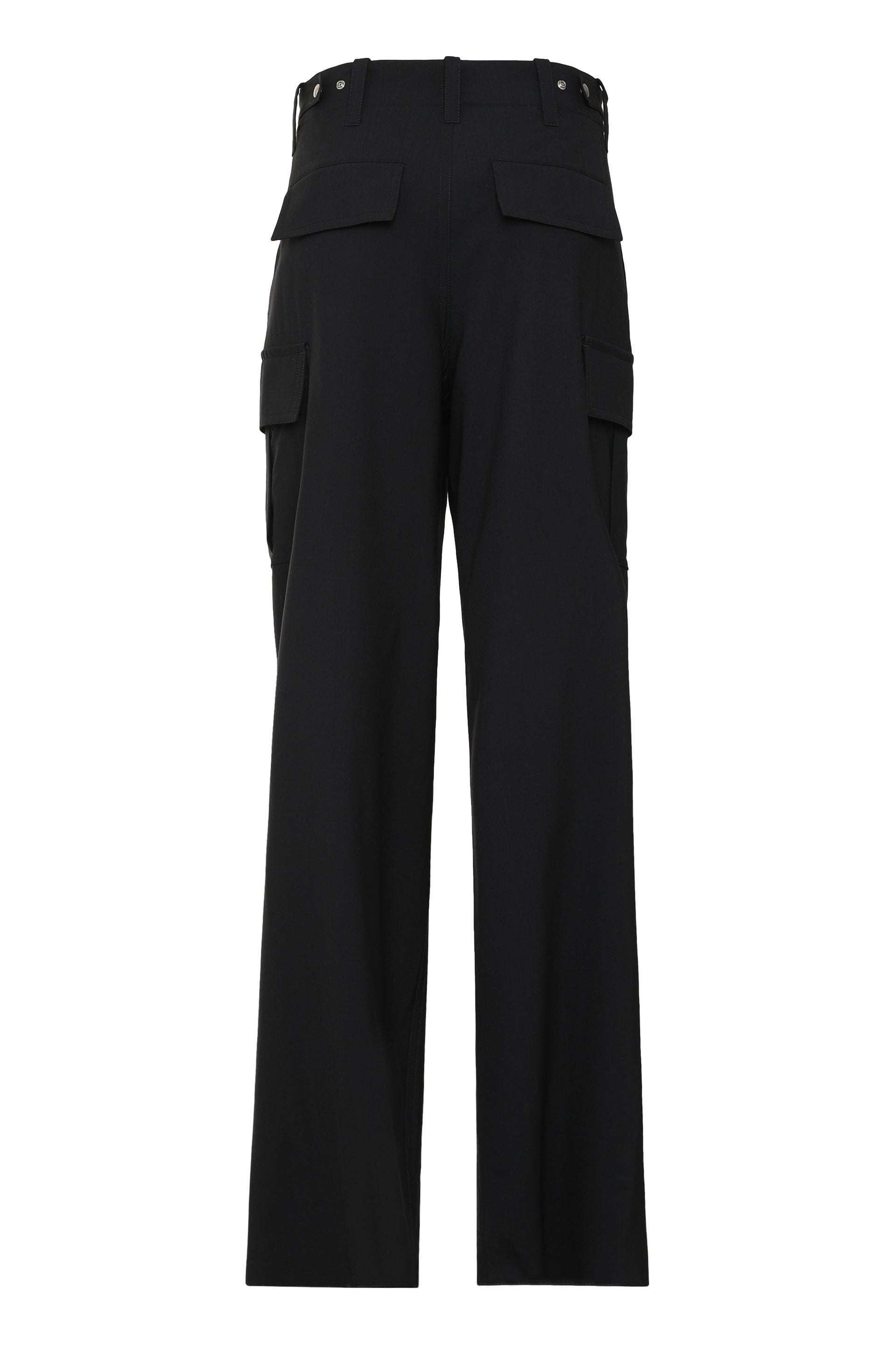 Wool cargo trousers