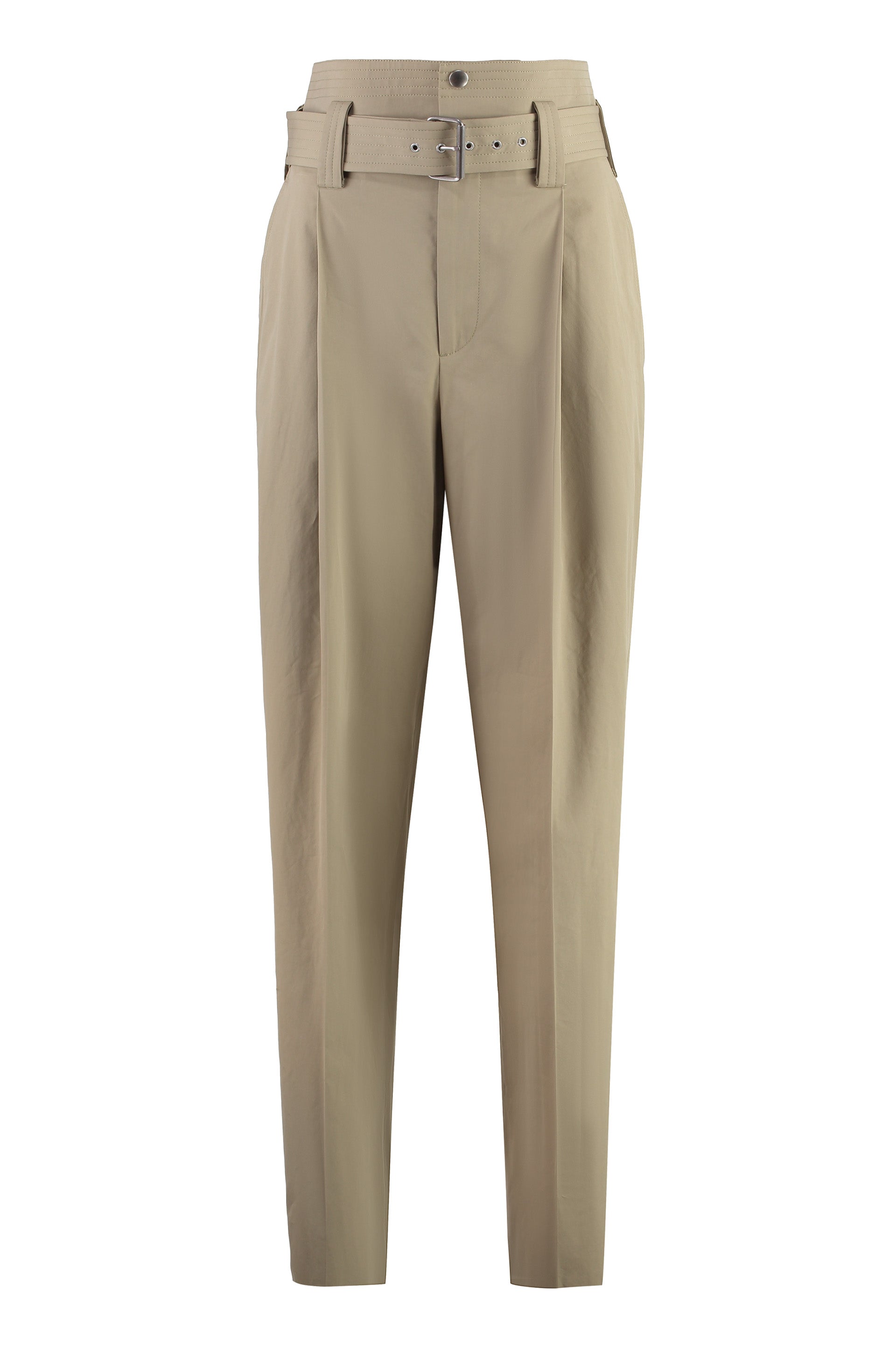 Cotton gabardine trousers