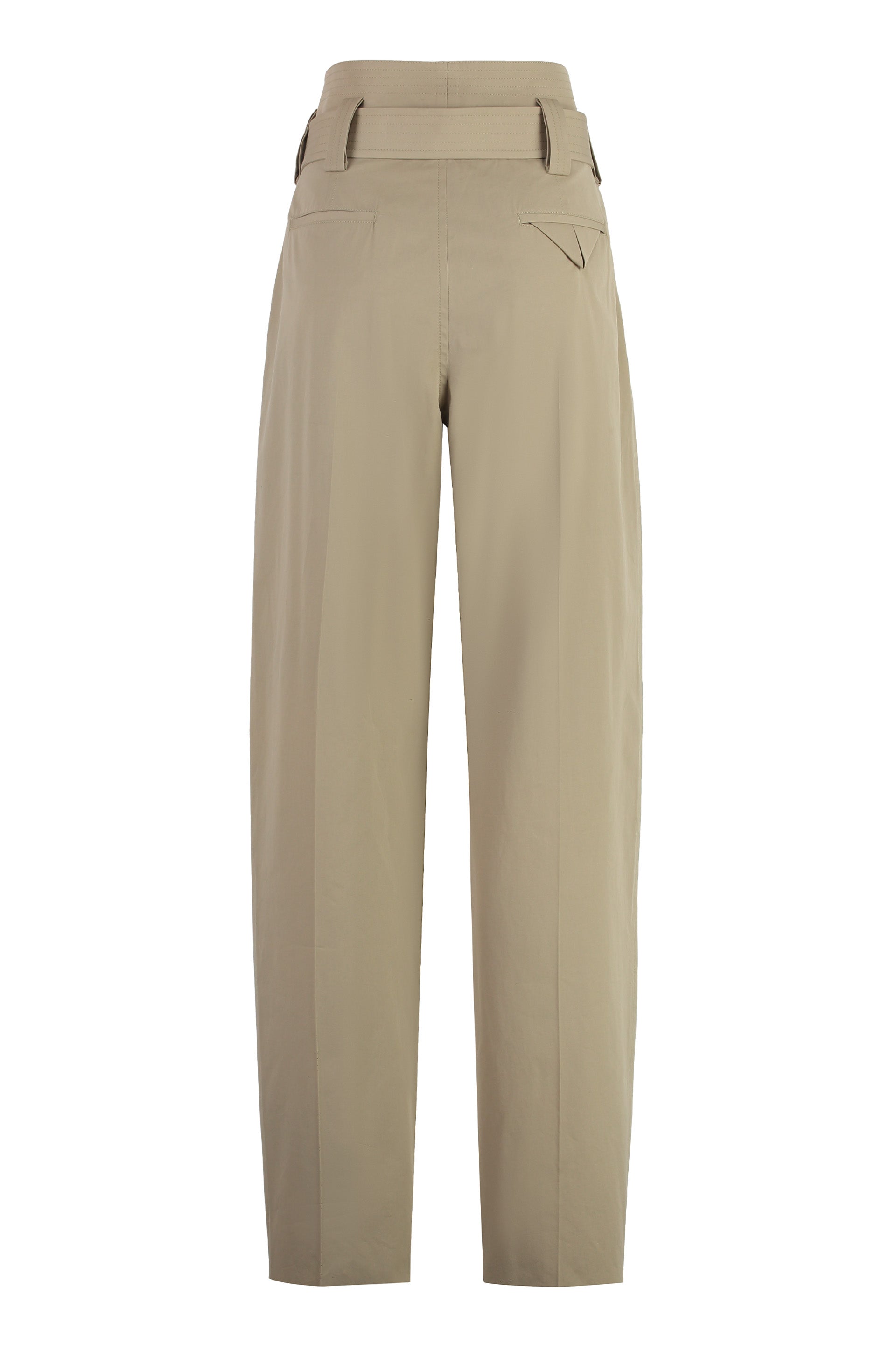 Cotton gabardine trousers