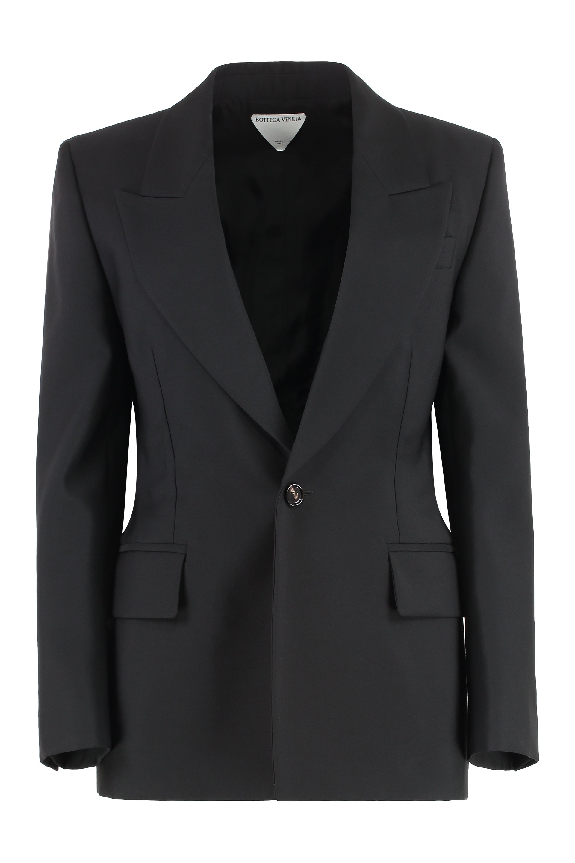 Stretch wool blazer