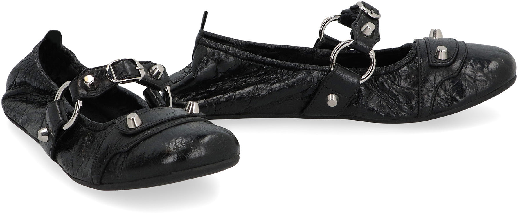 City Leather ballet flats