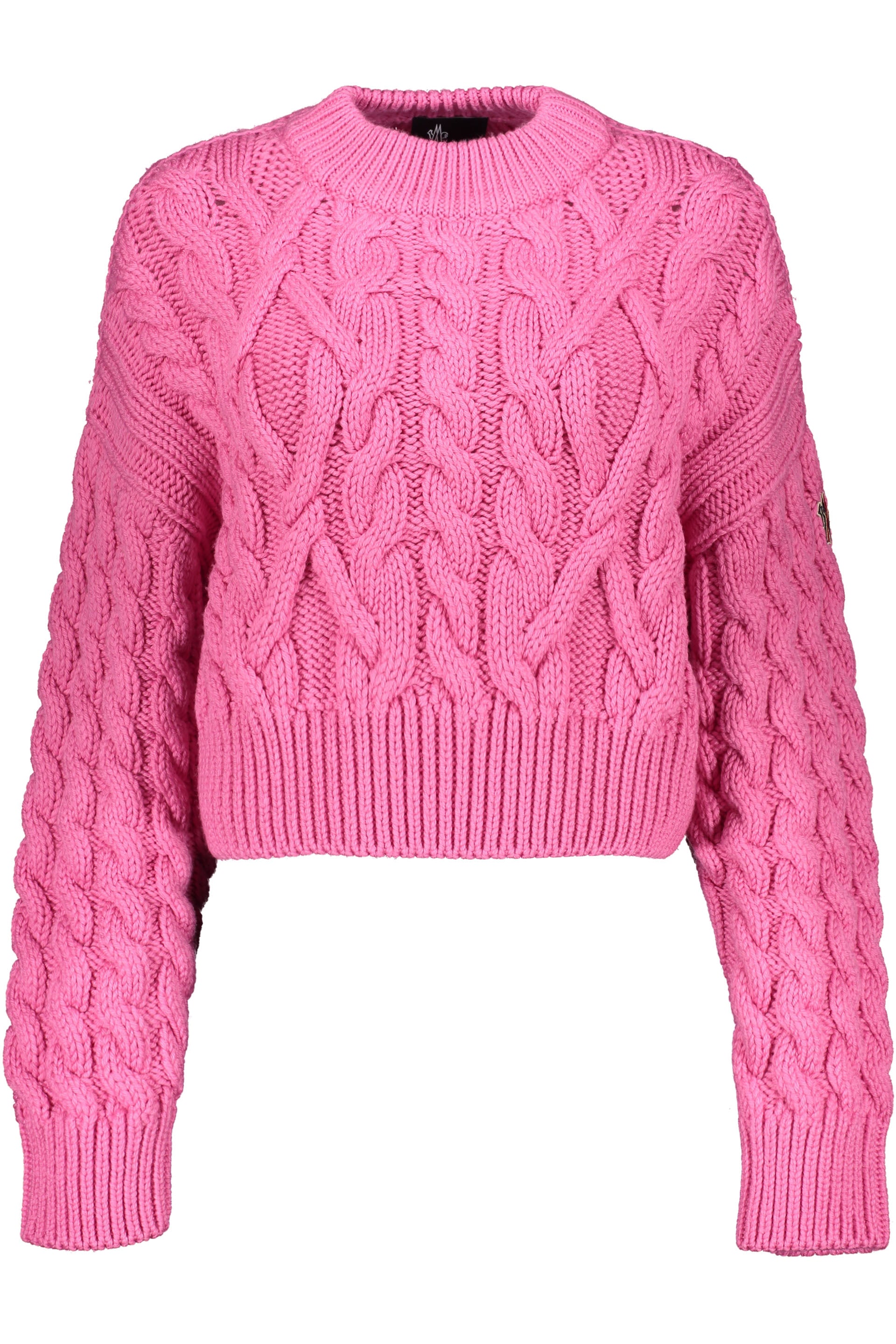 Tricot-knit wool sweater