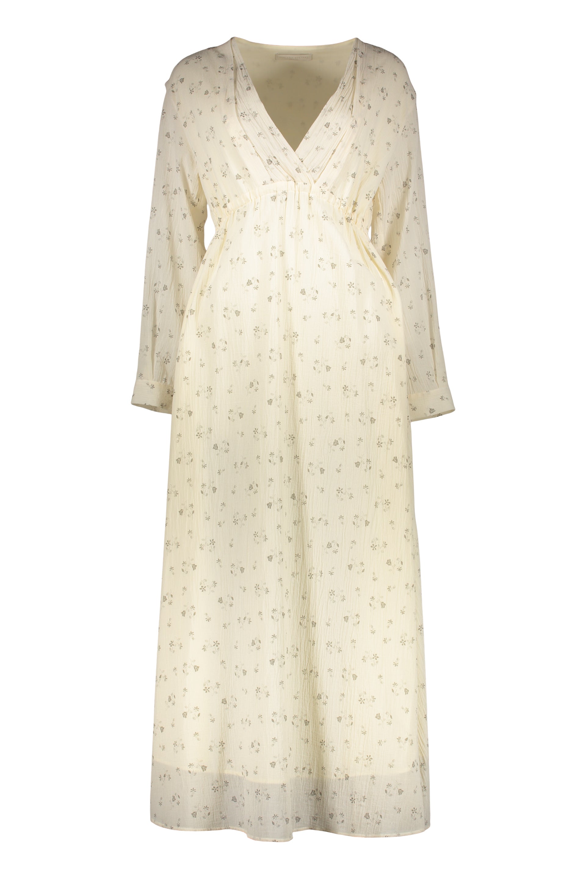 Printed cotton long dress