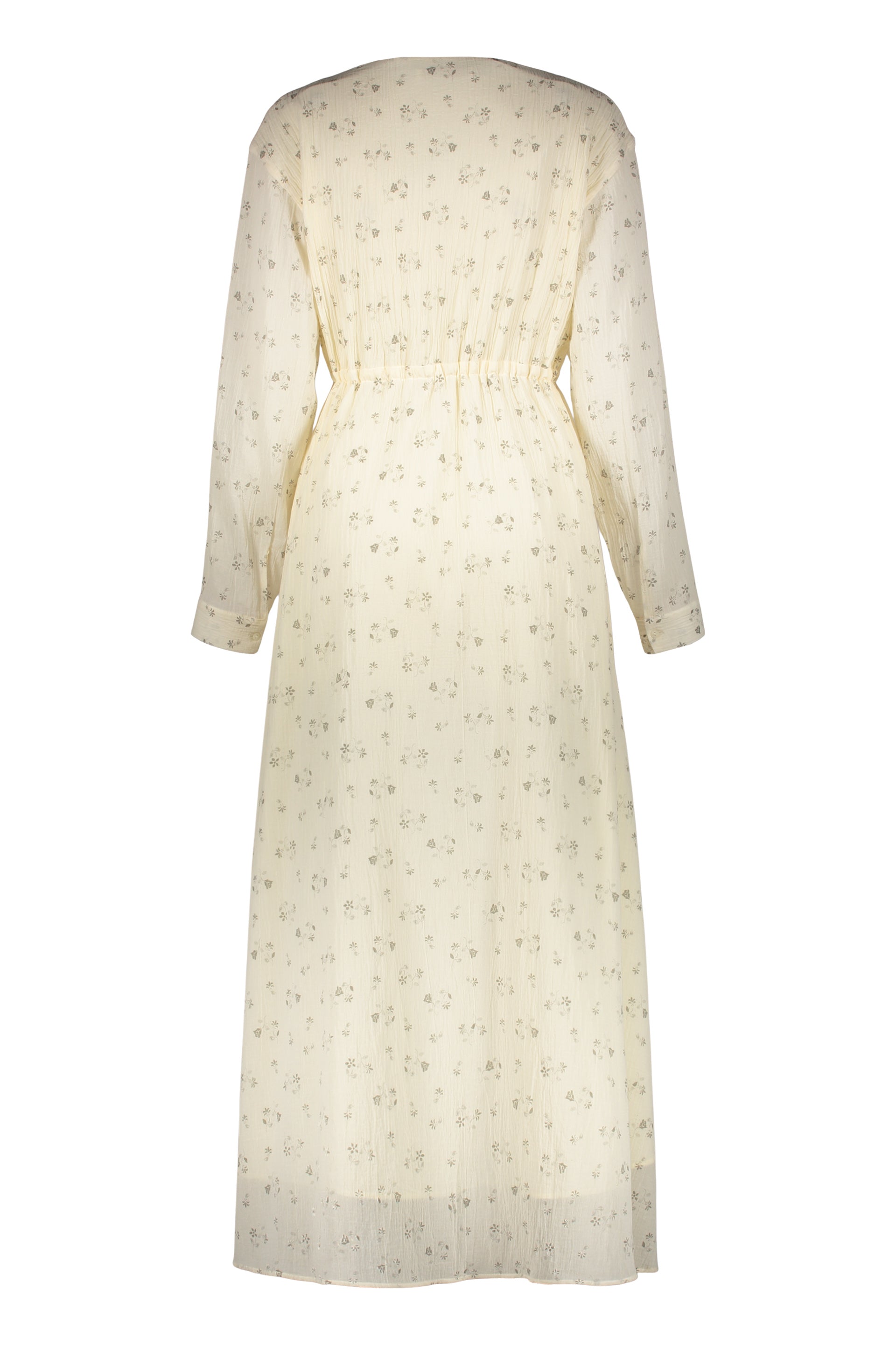 Printed cotton long dress