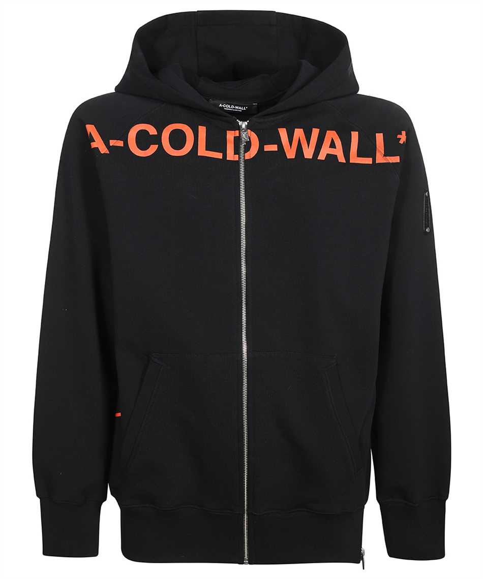 Full zip cotton hoodie