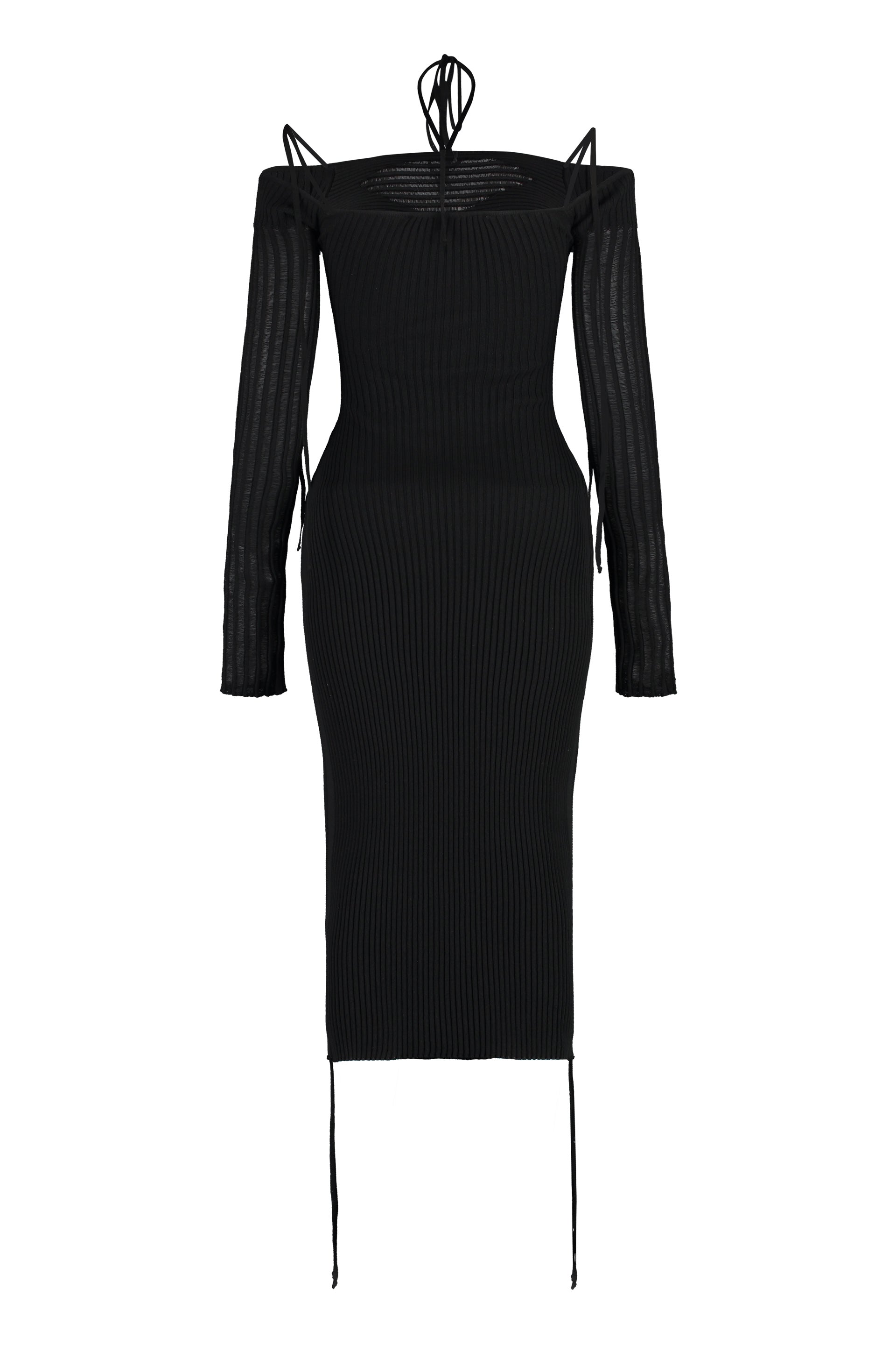 Ribbed knit dress