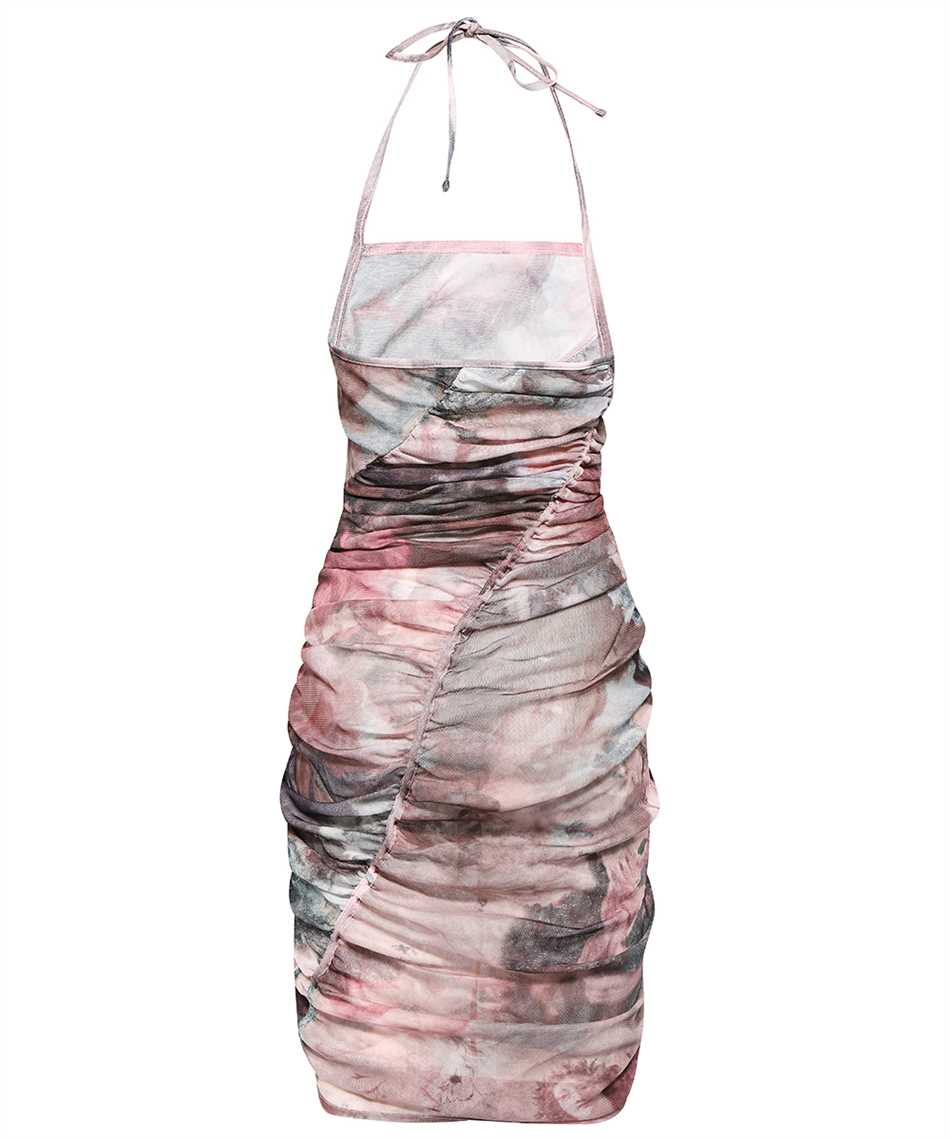 Asymmetric hem midi dress