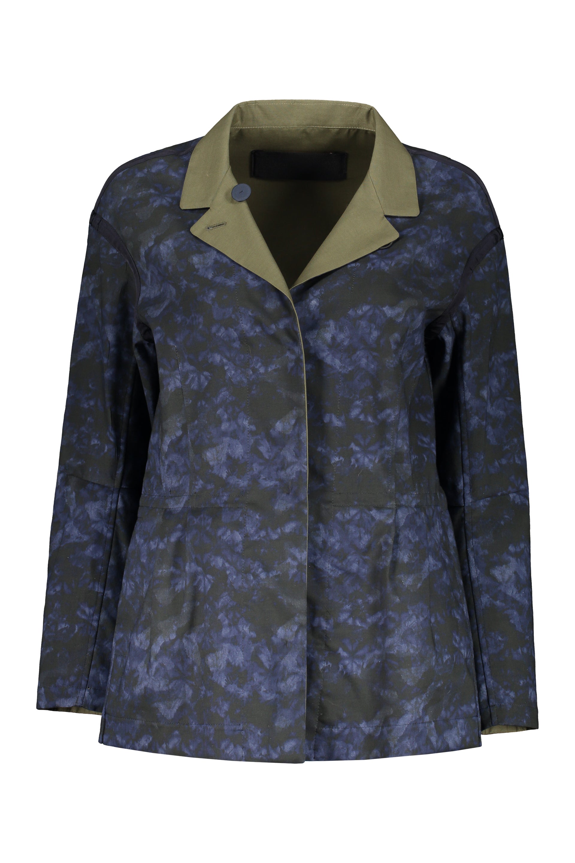 Button-front cotton jacket