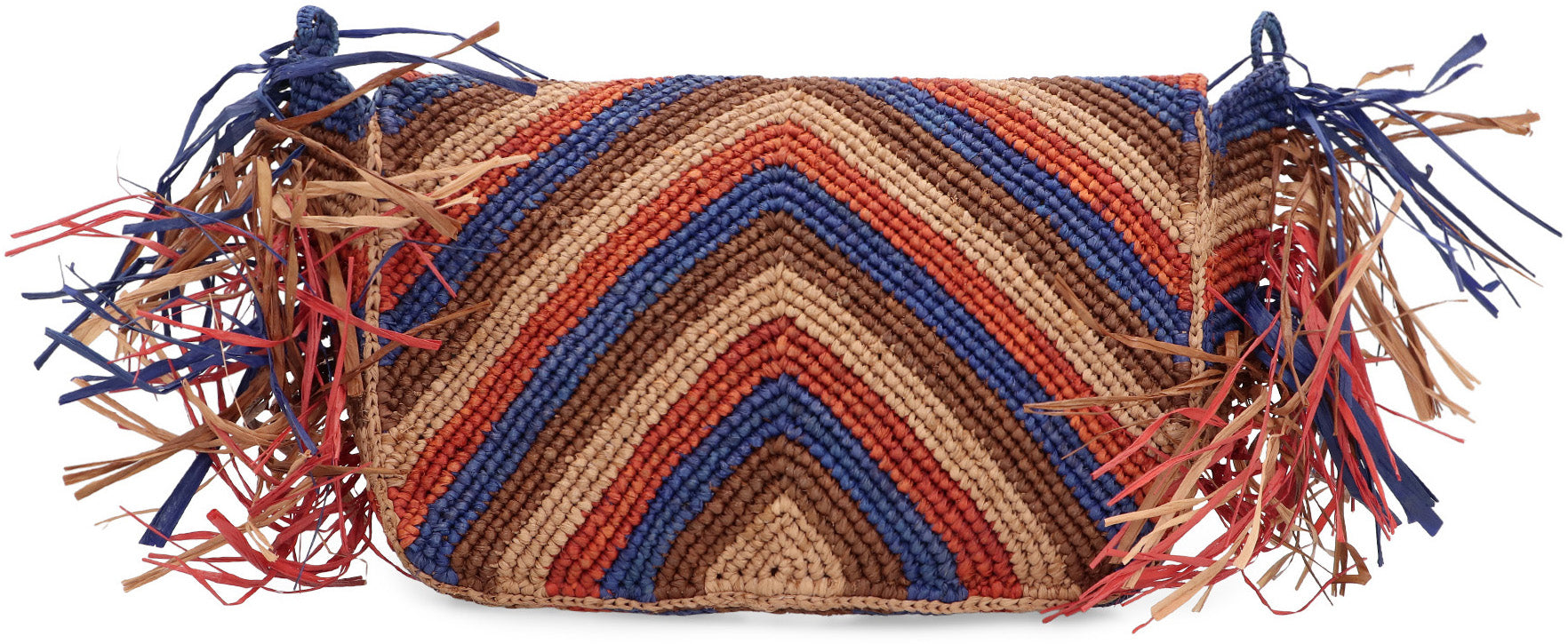 Raffia crossbody bag