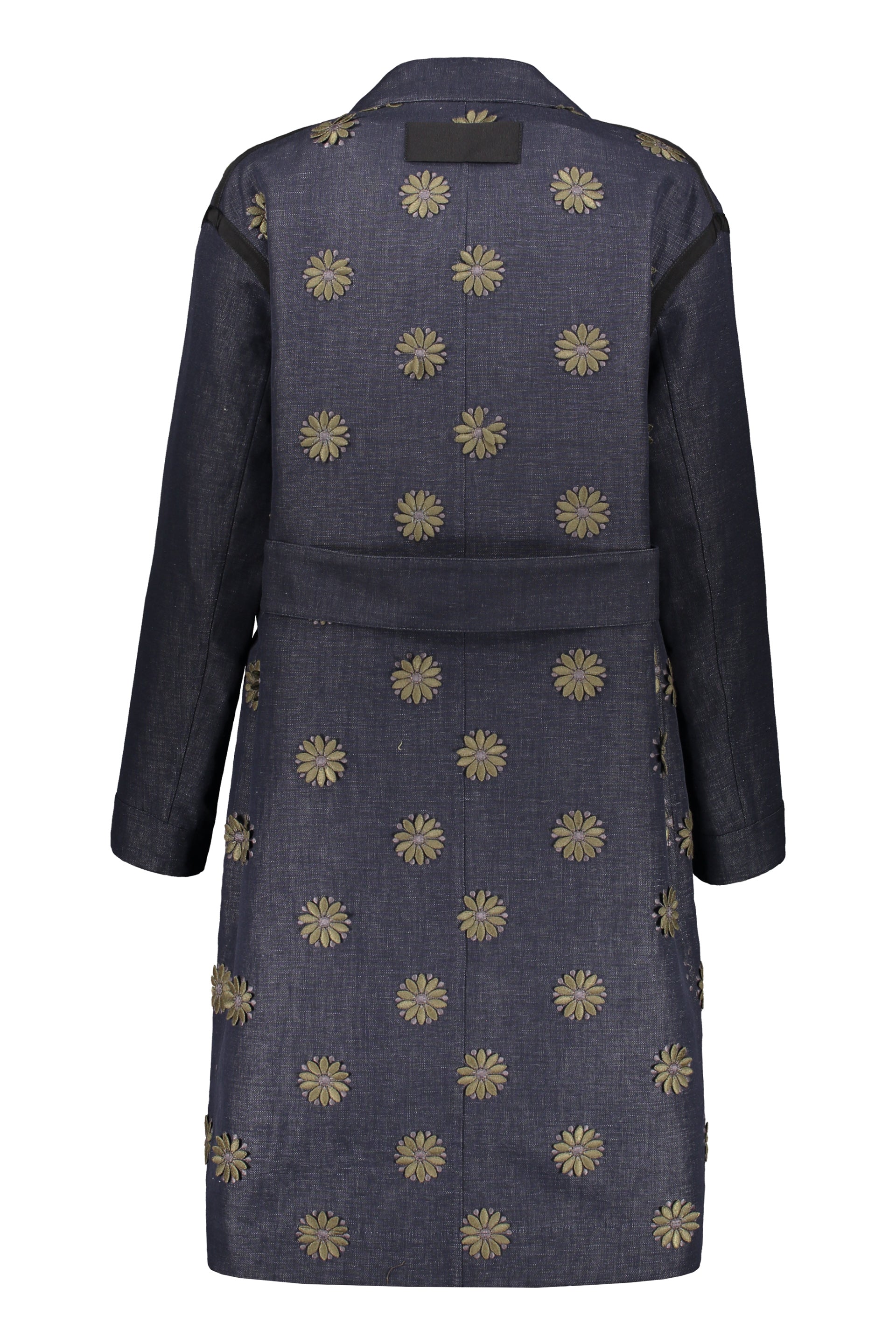 Linen-cotton blend blazer