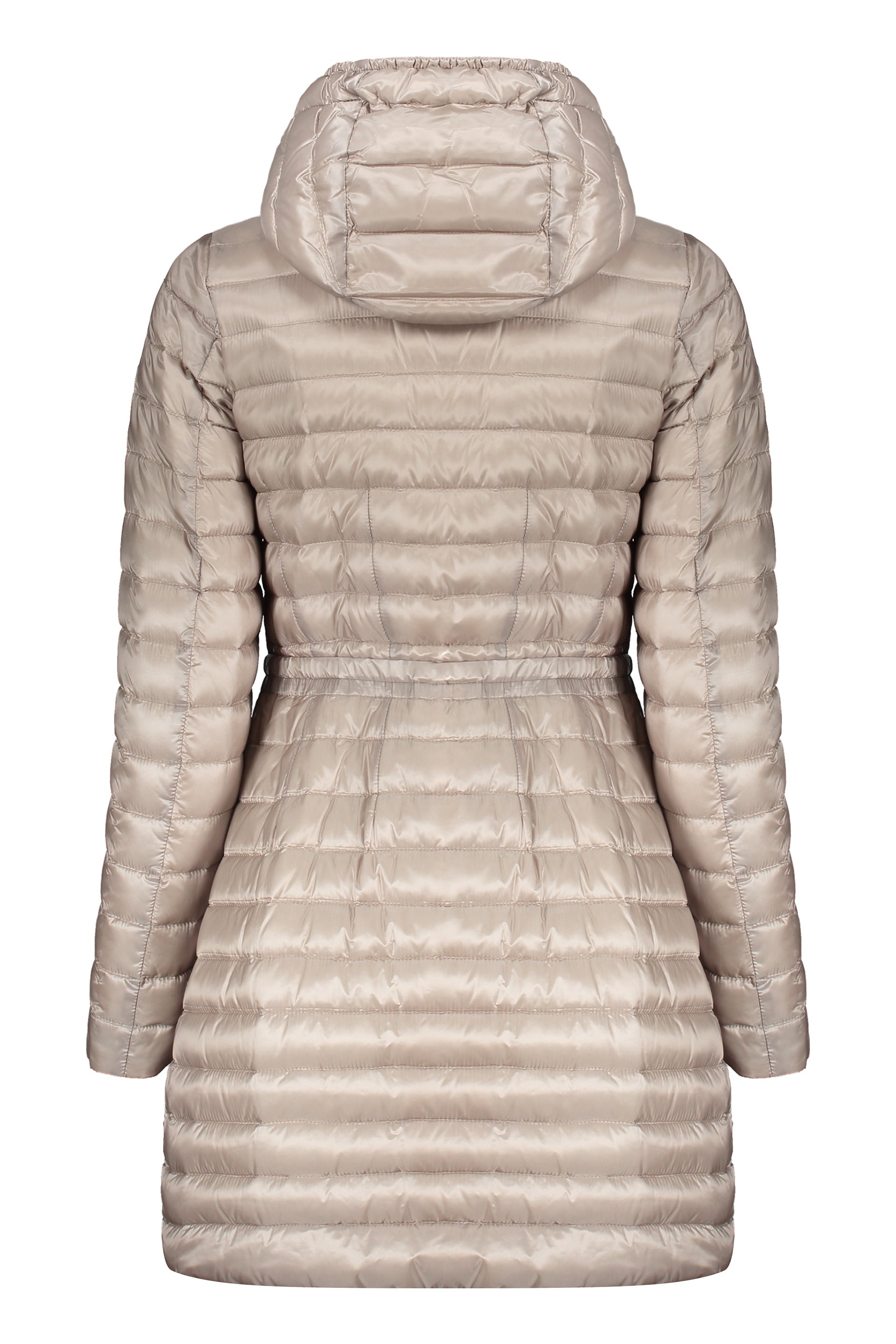 Snap button fastening down jacket