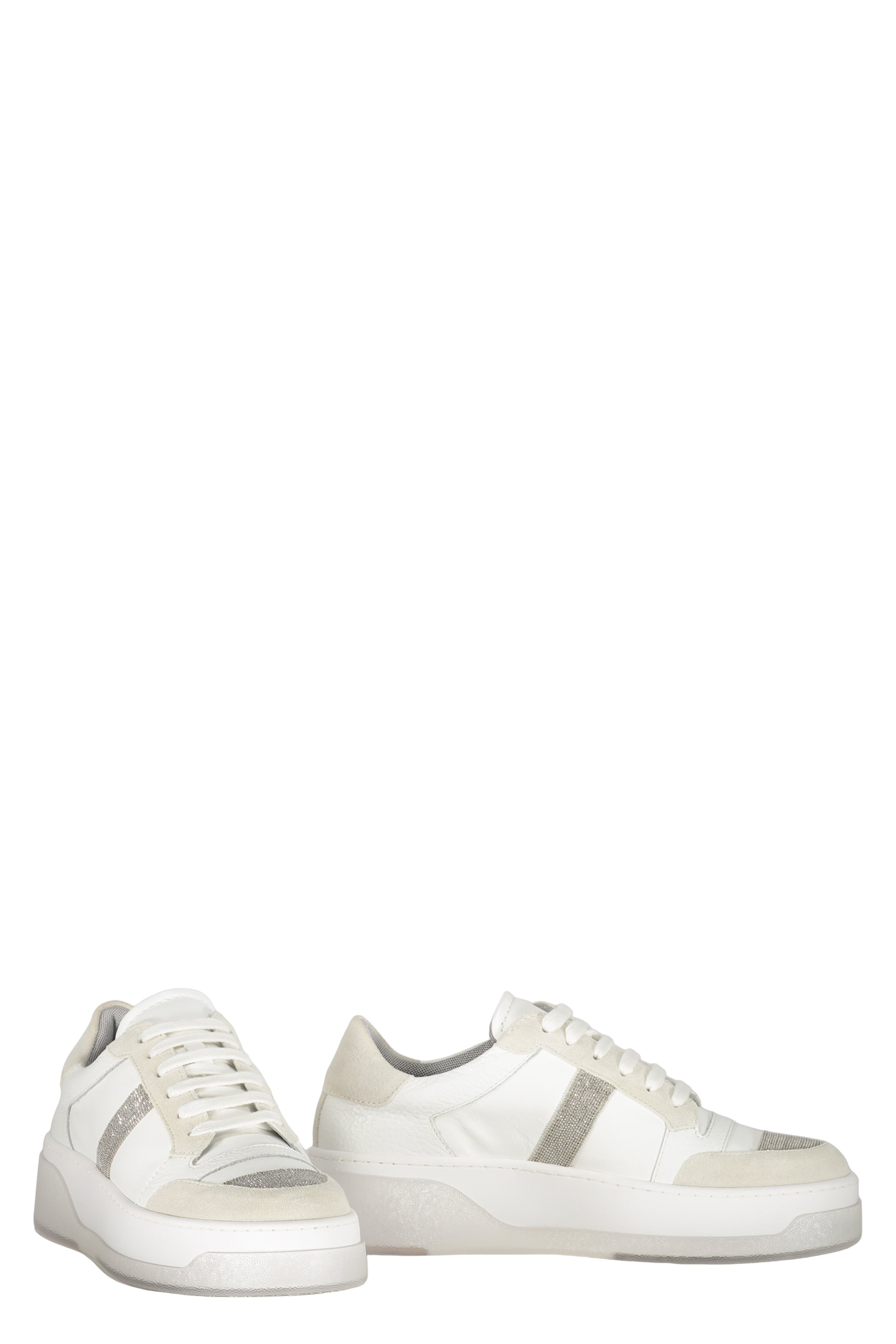 Leather sneakers