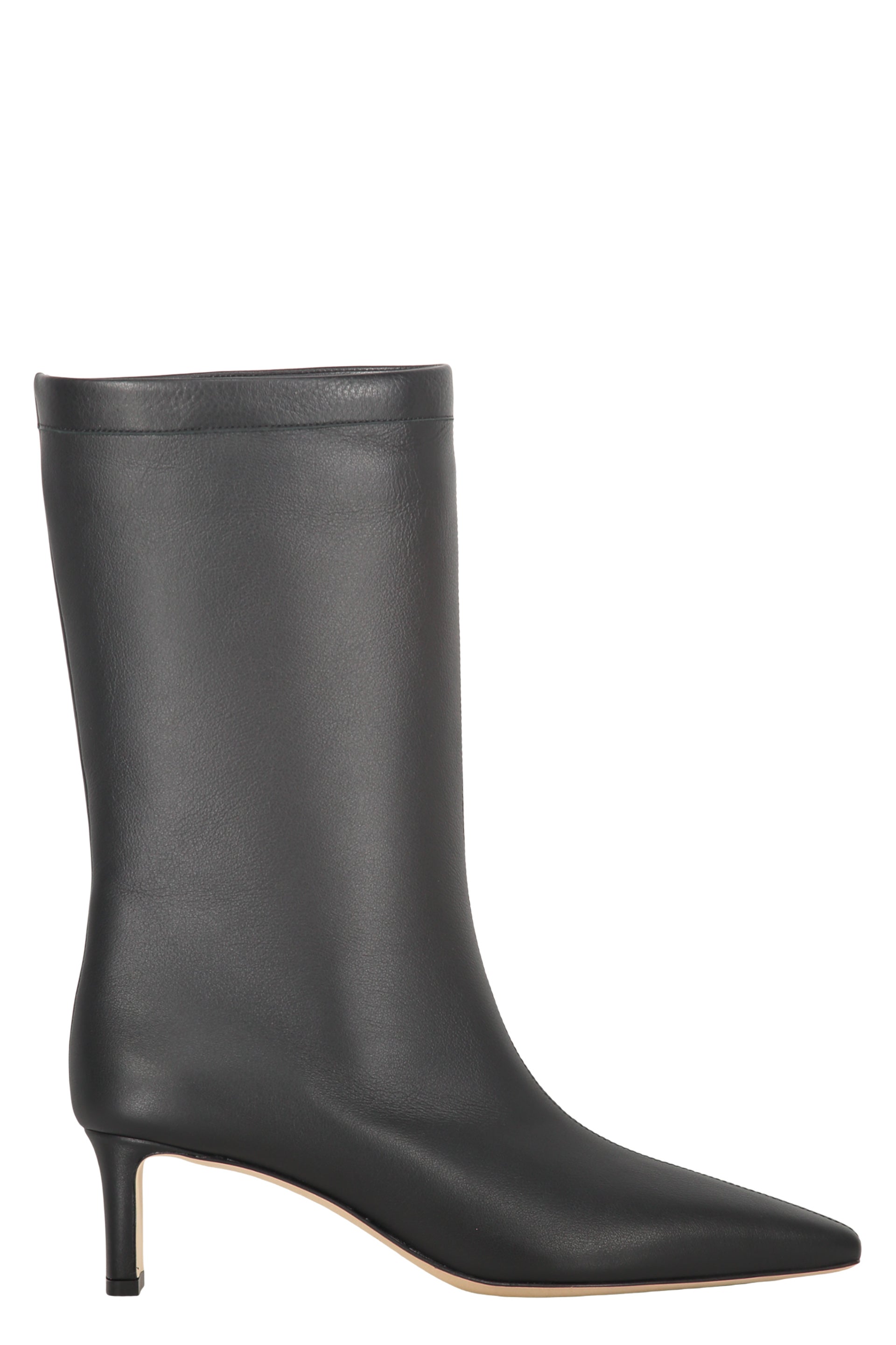 Leather ankle boots