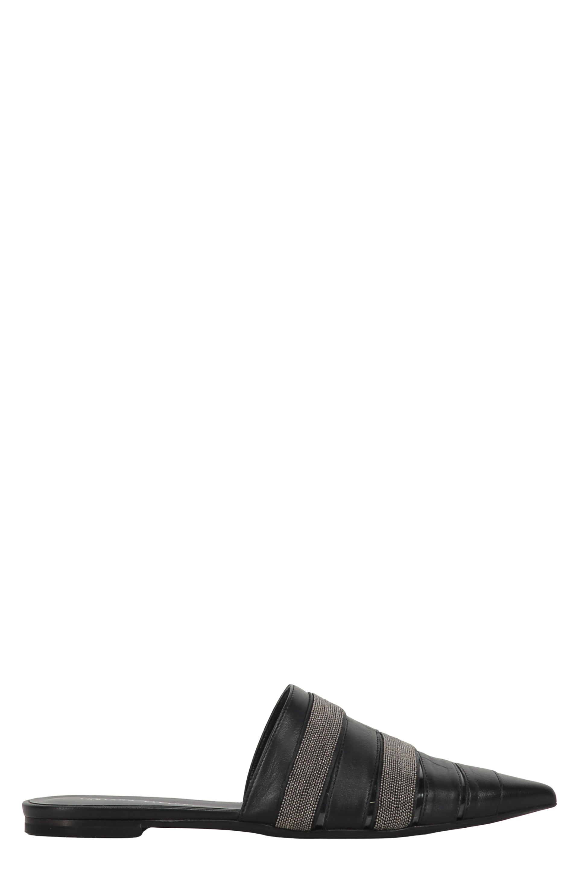 Leather mules
