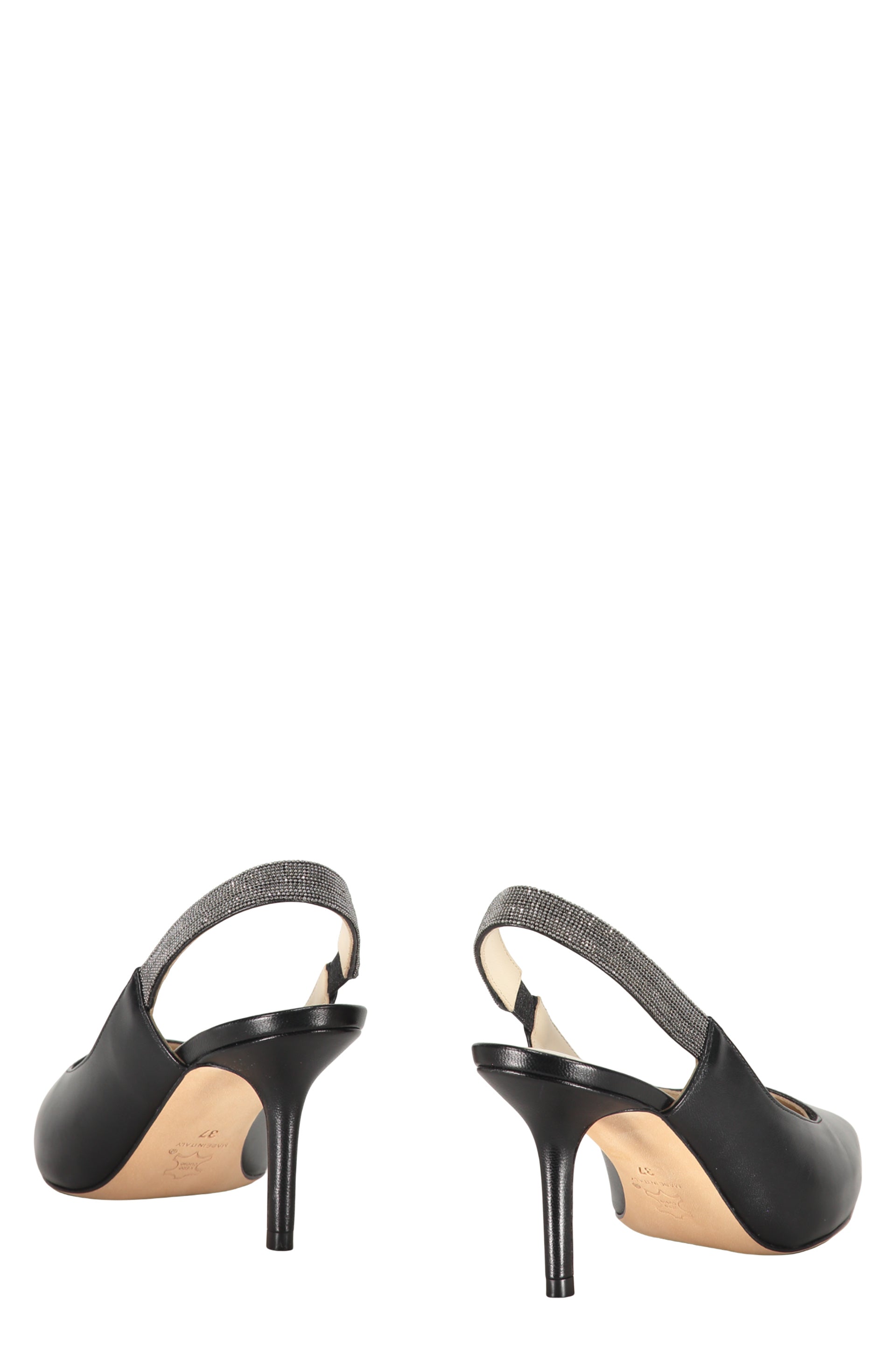 Pointy-toe slingbacks