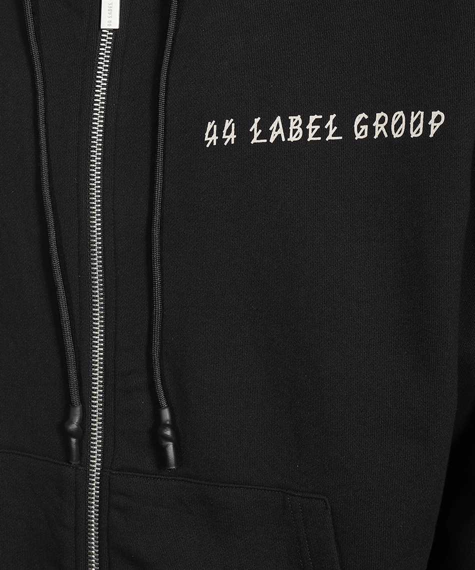 Full zip cotton hoodie