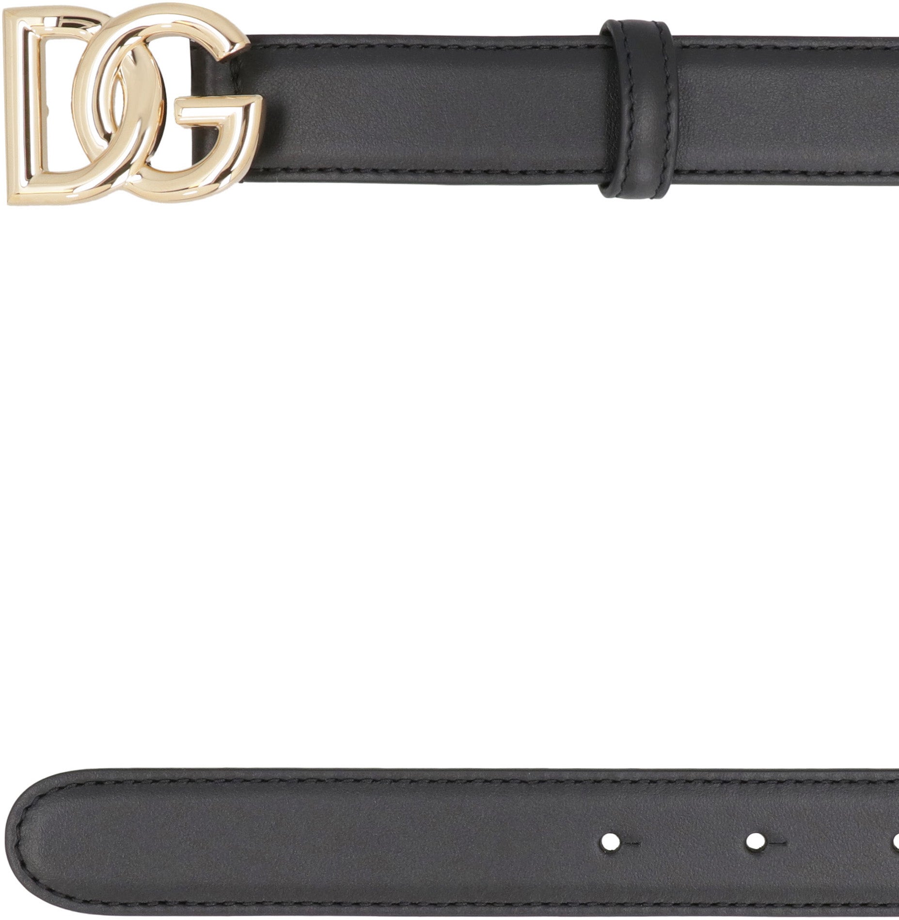 DG buckle leather belt