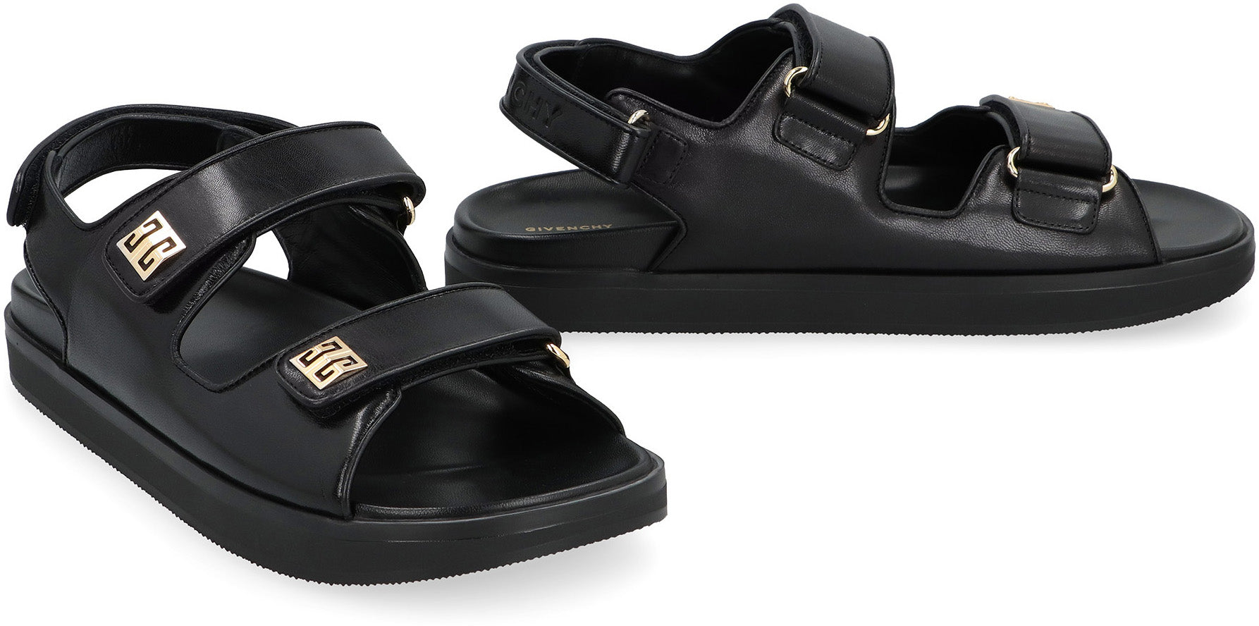 4G leather sandals