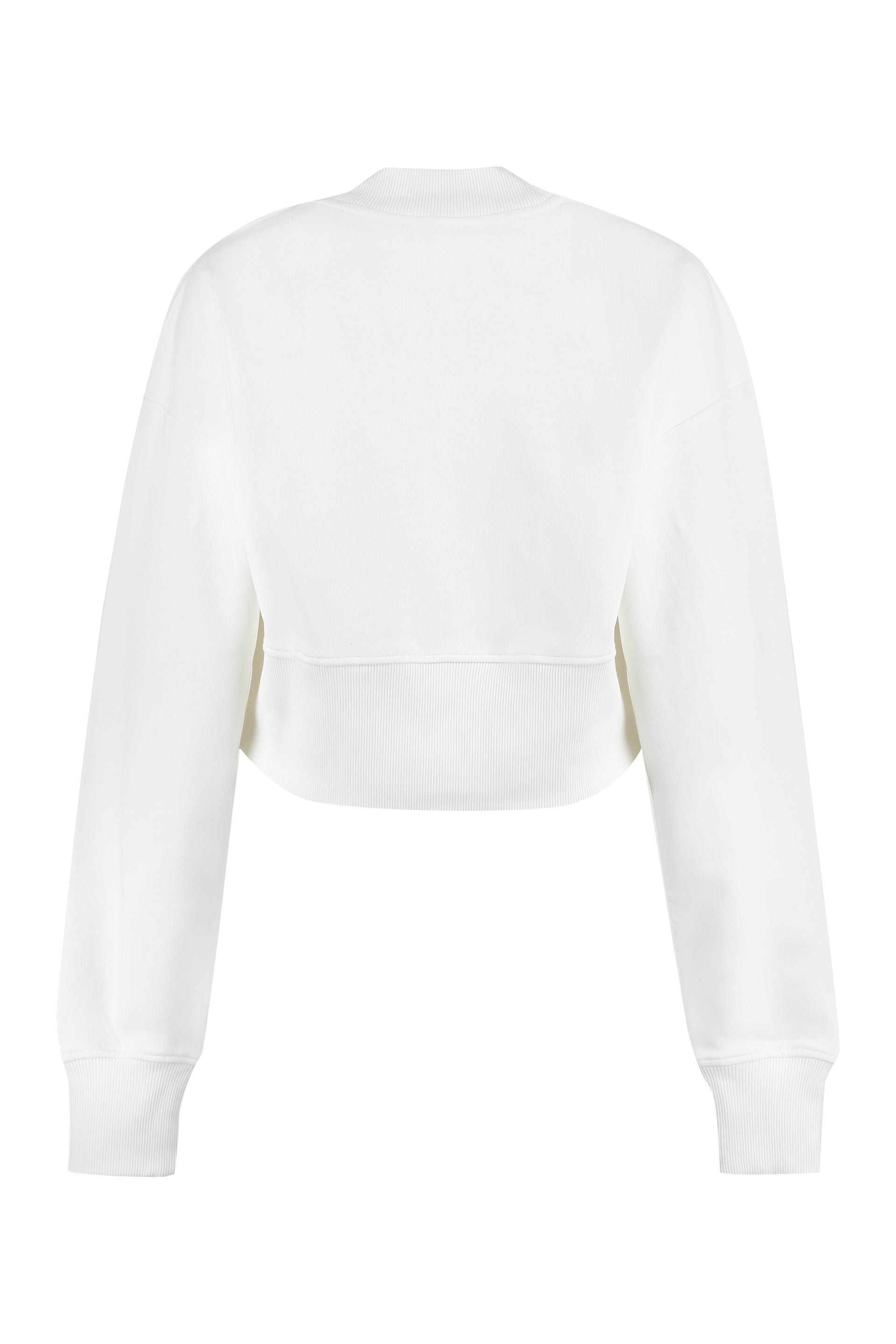 Cotton crew-neck sweatshirt