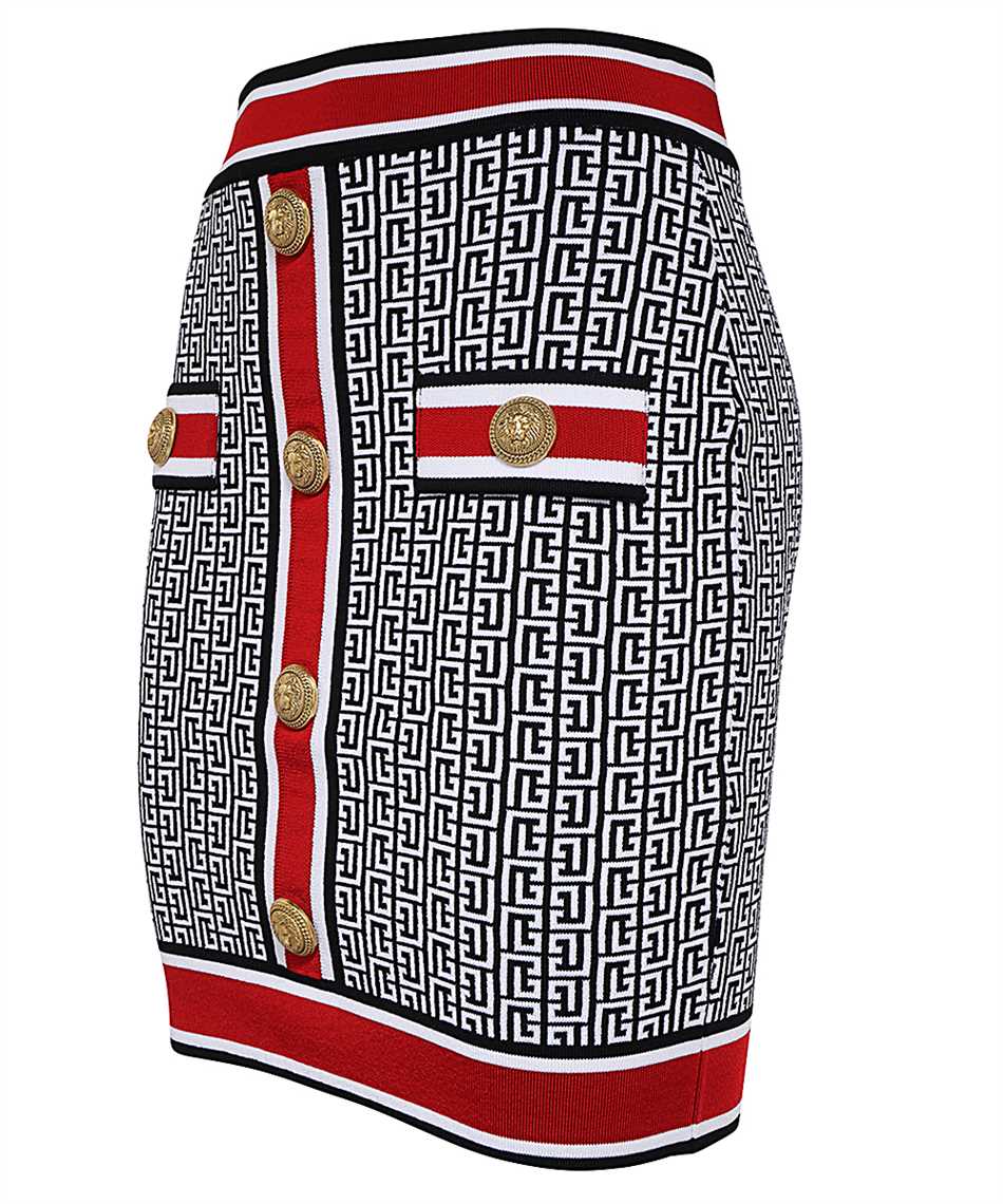 Jacquard knit skirt