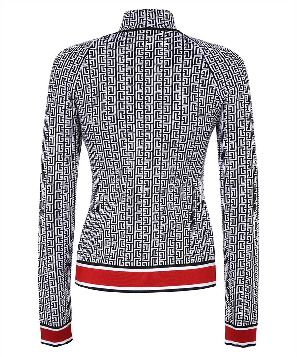 Jacquard knit jacket