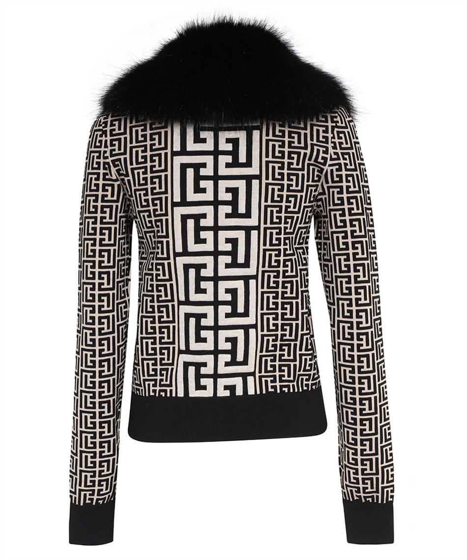 Jacquard knit jacket