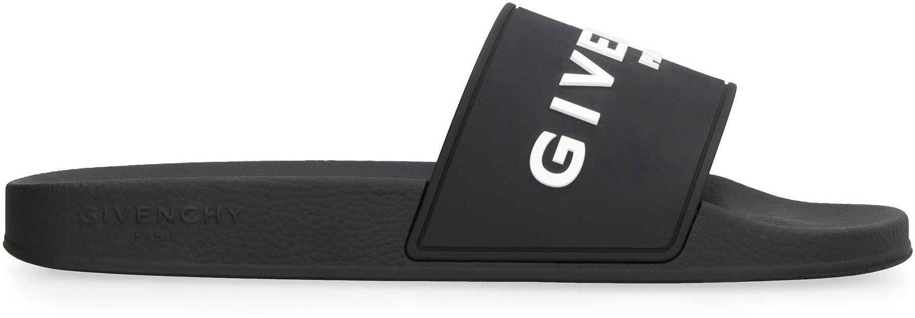 Logo detail rubber slides