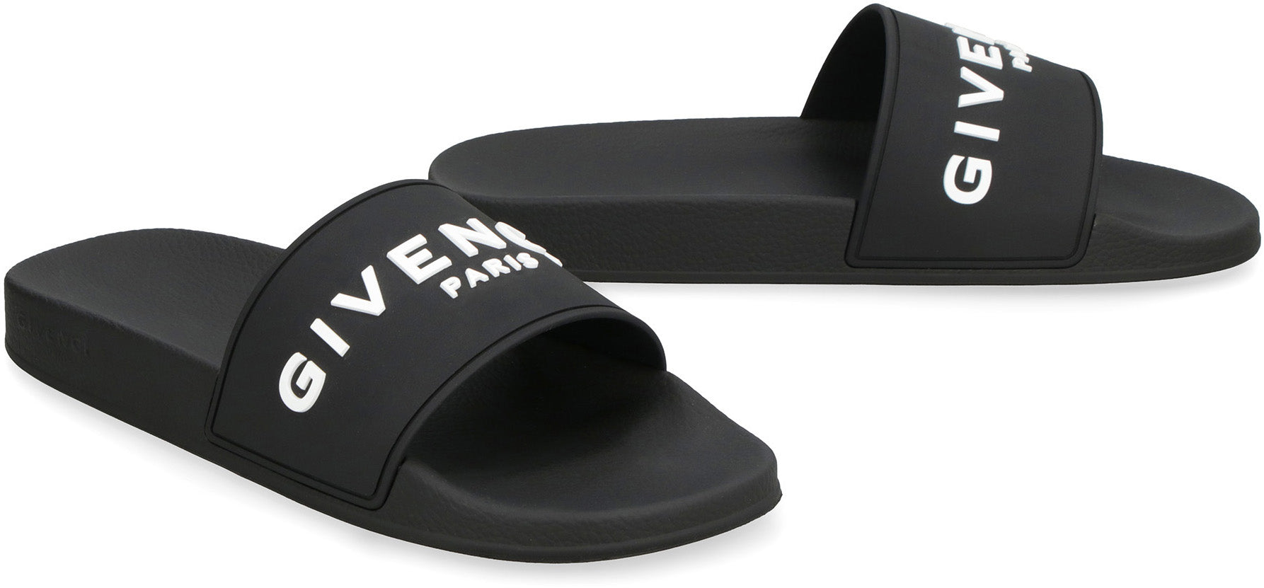 Logo detail rubber slides