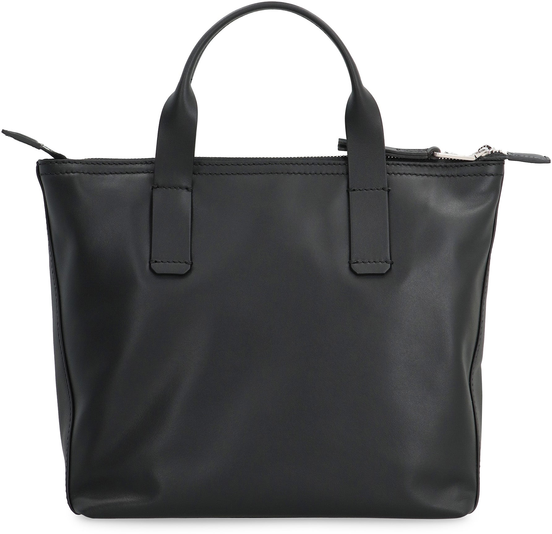 Piccola smooth leather tote bag