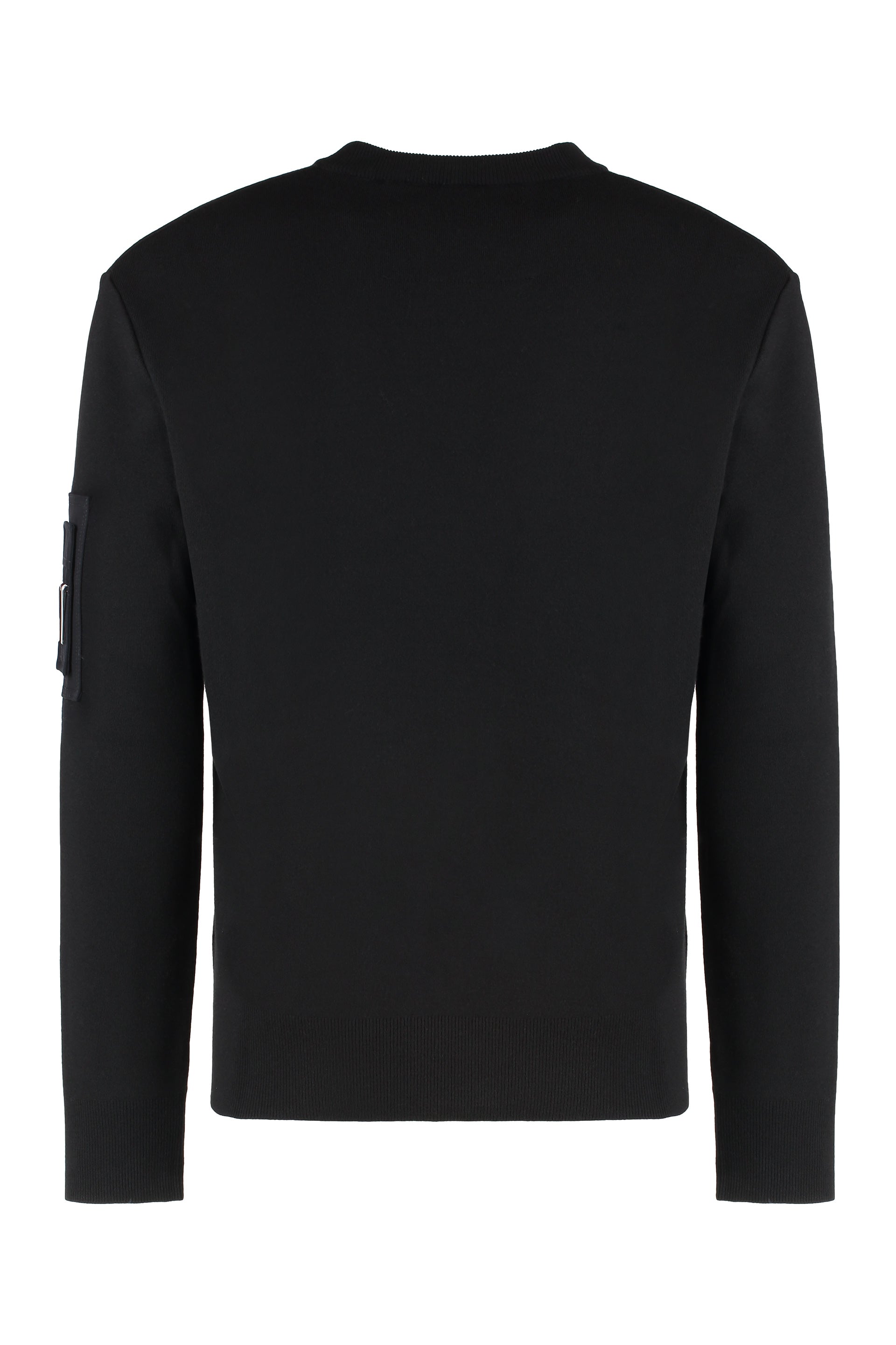 Crew-neck wool sweater